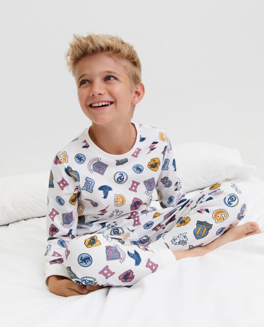 Imagem 0 de Pijama Completo de Malha com Estampado Harry Potter