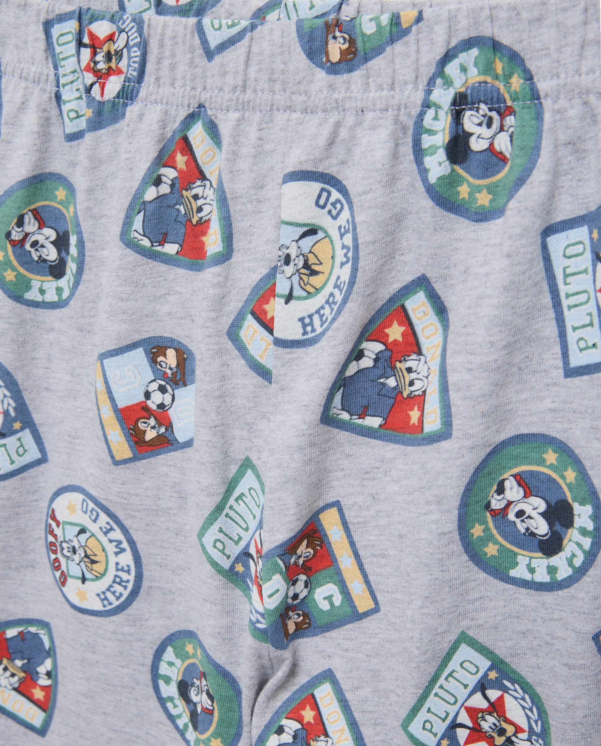 Pijama de Malha Mickey Cotton Juice Cinzento-5