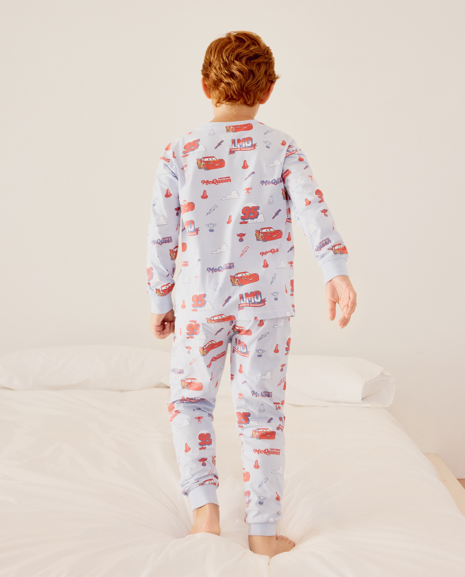 Pijama de Malha Carros Cotton Juice Azul-marinho-3