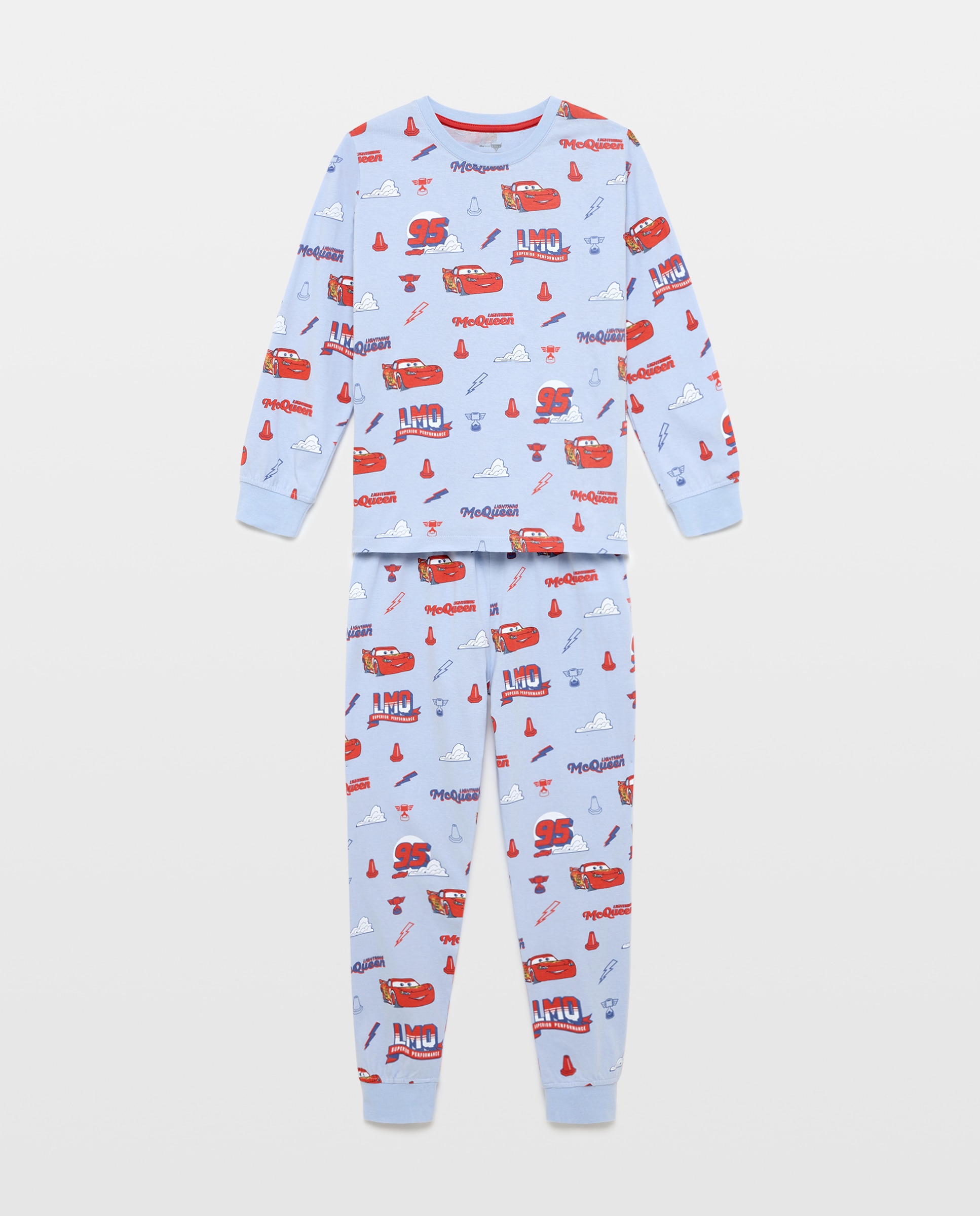 Pijama de Malha Carros Cotton Juice Azul-marinho-4