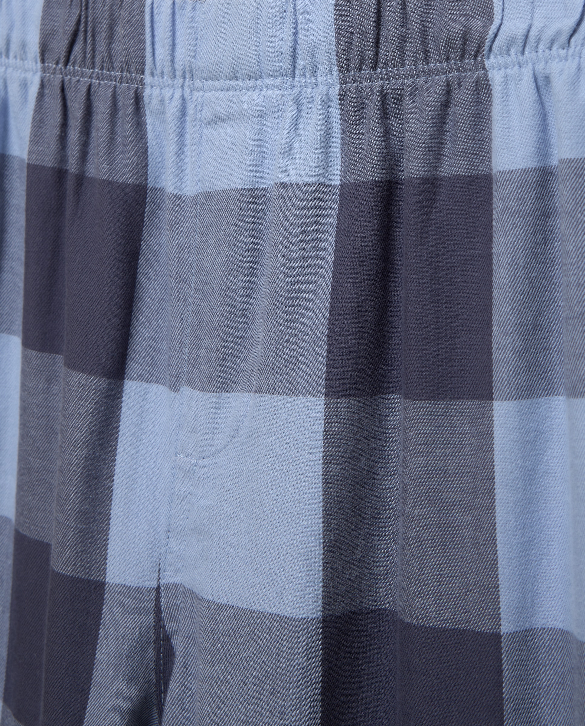 Imagen 5 de Pijama niño de tela largo con cuadros - Cotton Juice - Azul Azul