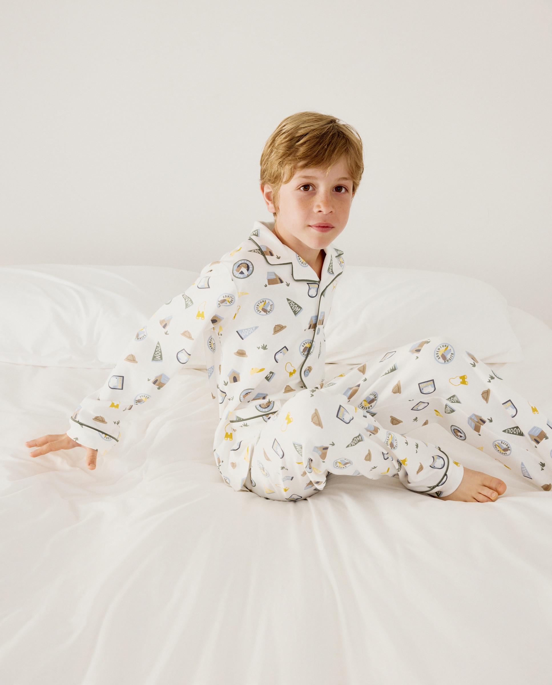 Imagem 0 de Pijama de Malha Abotoado com Fantasia Adventure