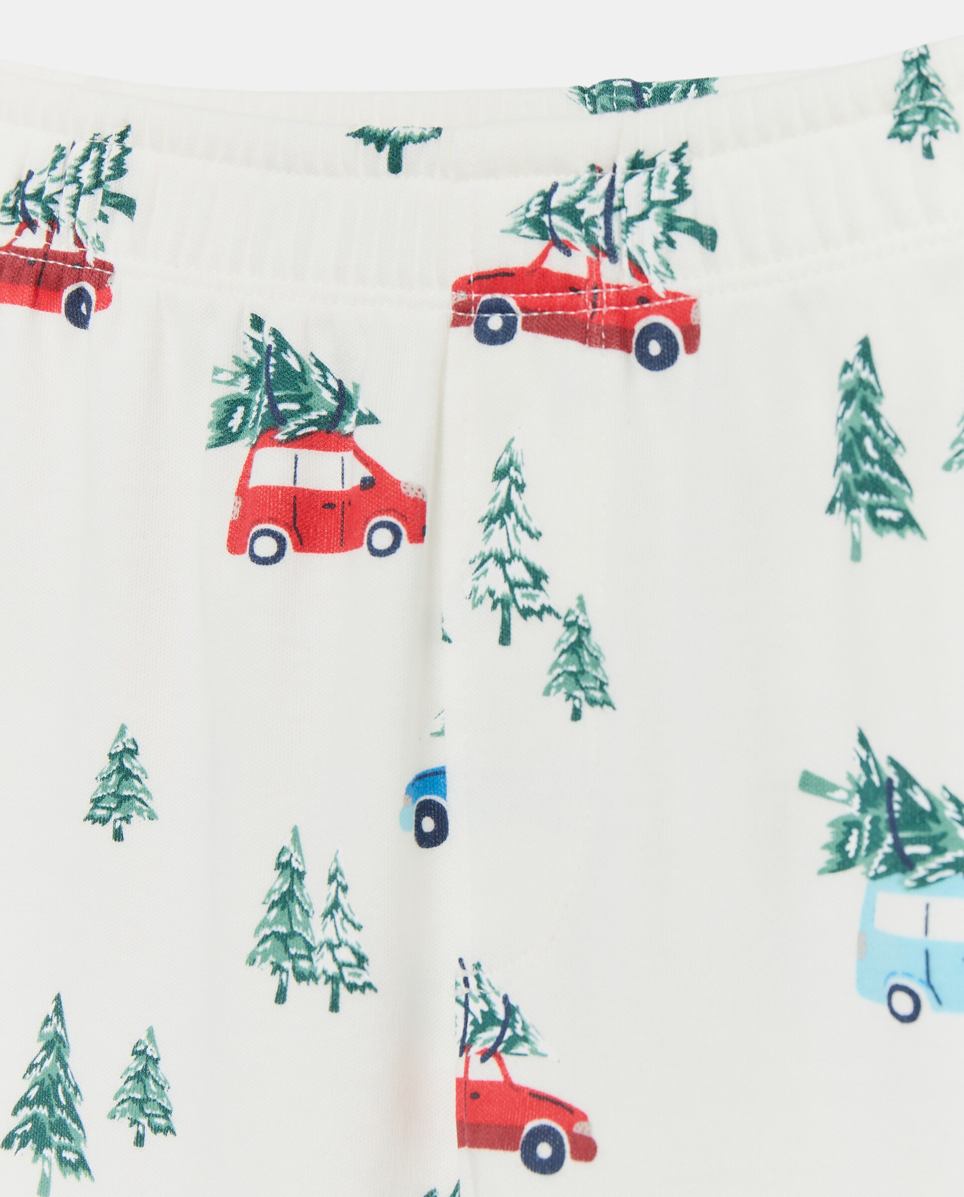 Pijama Completo de Malha e Forro Polar com Fantasia Branco-5