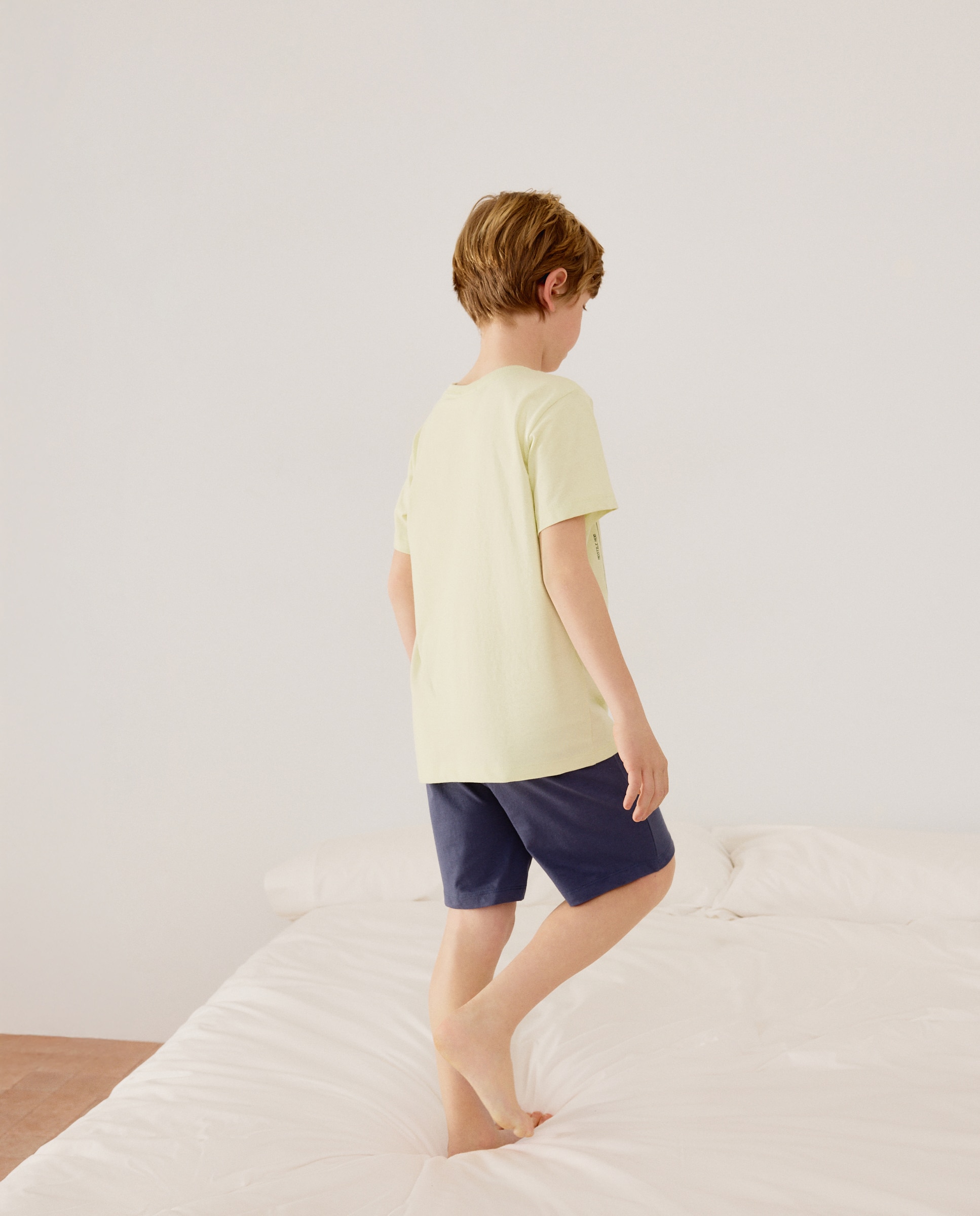 Pijama Curto Minecraft Cotton Juice Verde-3