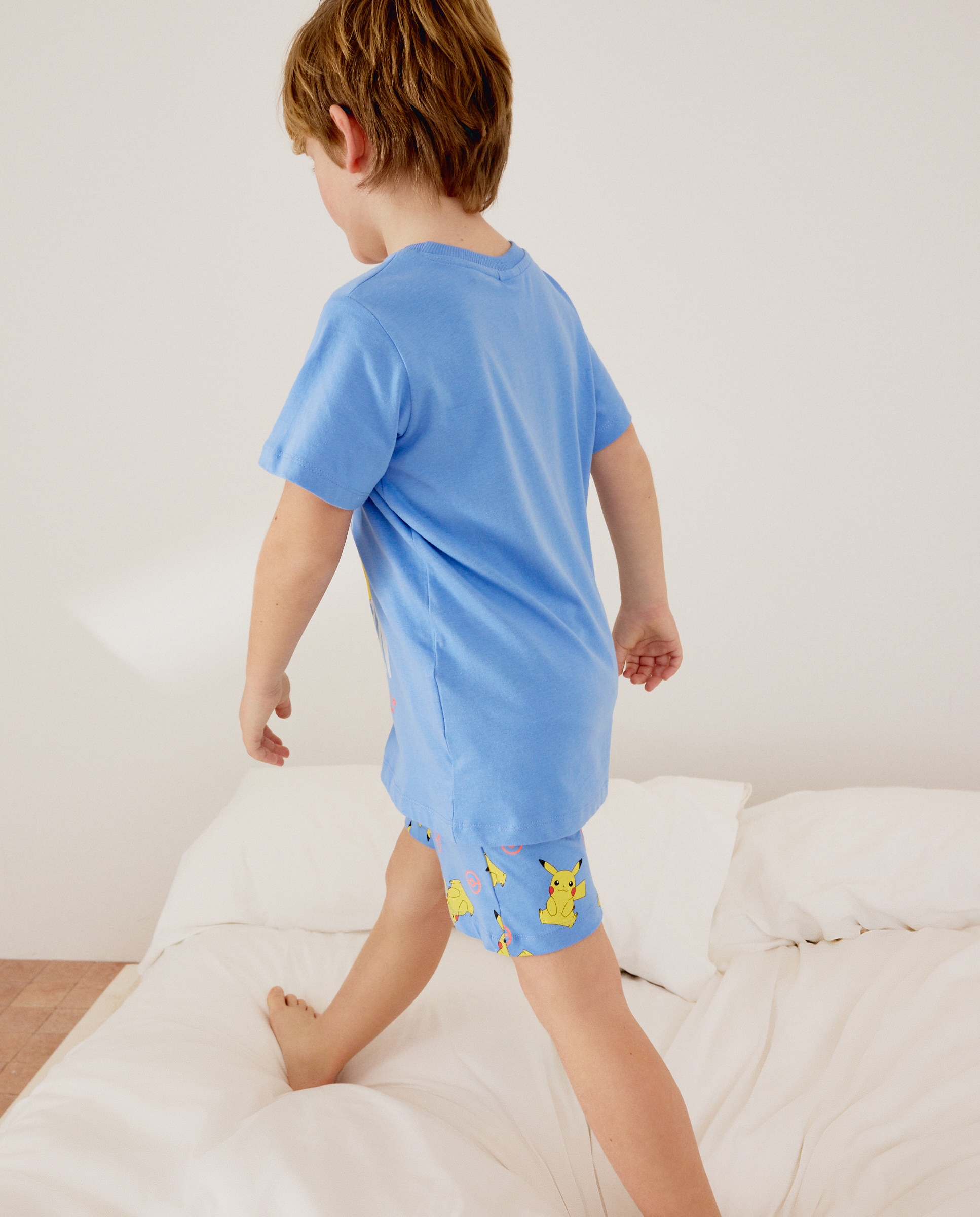 Imagen 3 de Pijama corto Pokemon de niño - Cotton Juice - Azul marino Azul marino