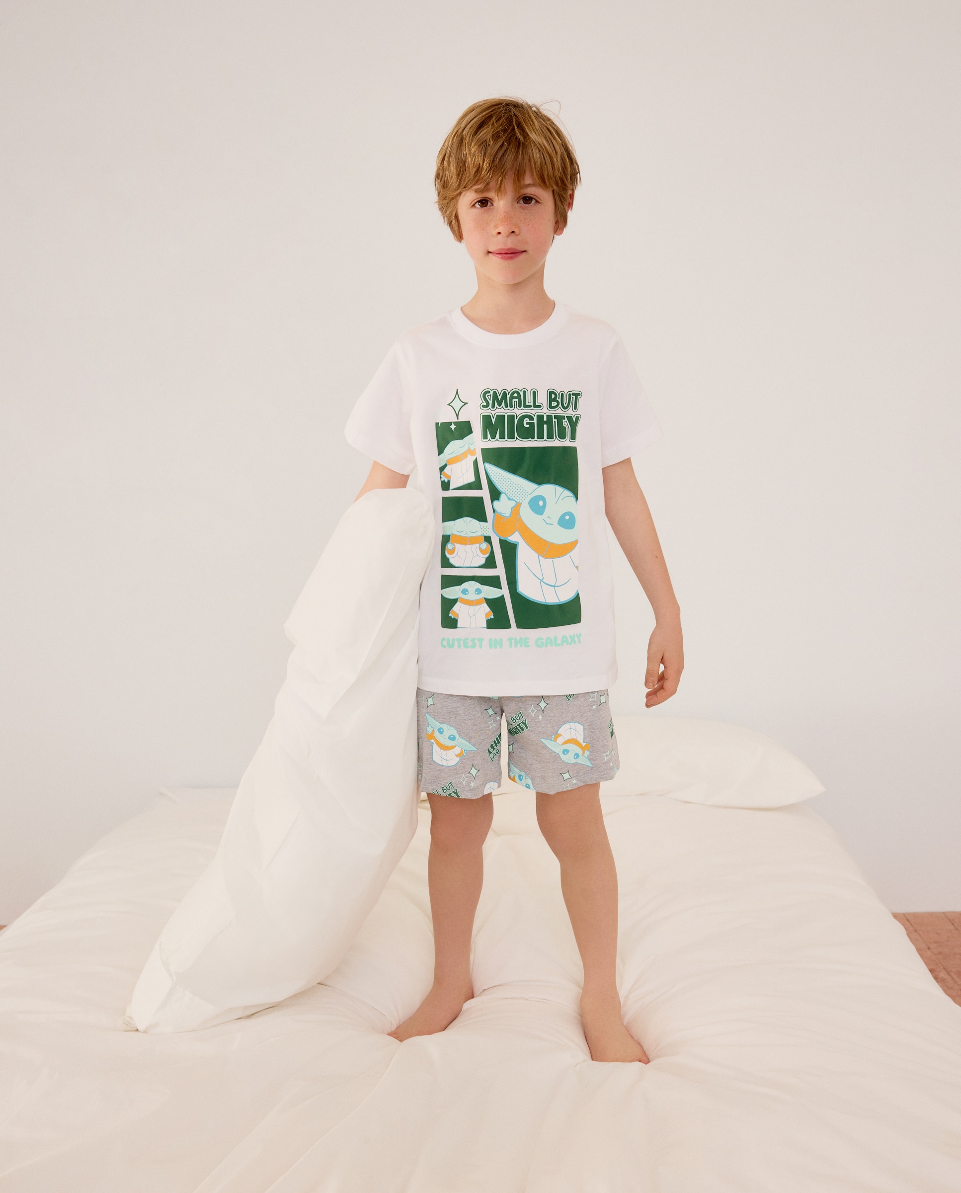 Pijama Curto Start Wars Cinzento-2