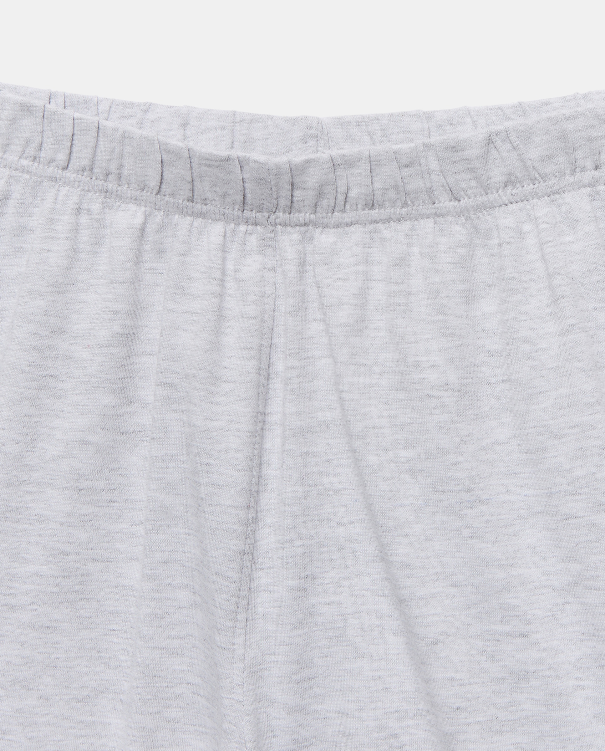 Pijama de Malha Curto com Estampado de Fantasia Branco-5