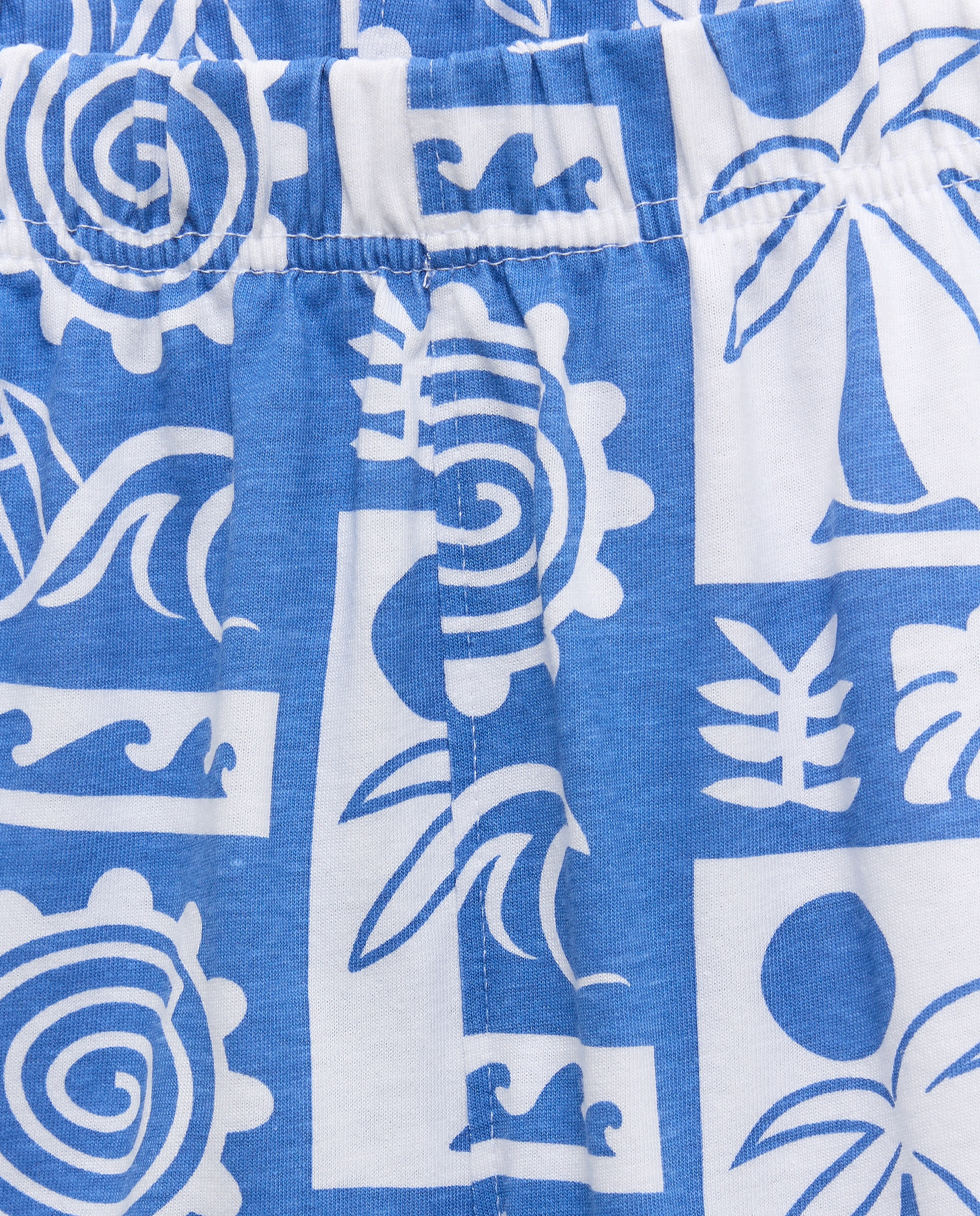 Pijama Curto Cotton Juice Azul-6