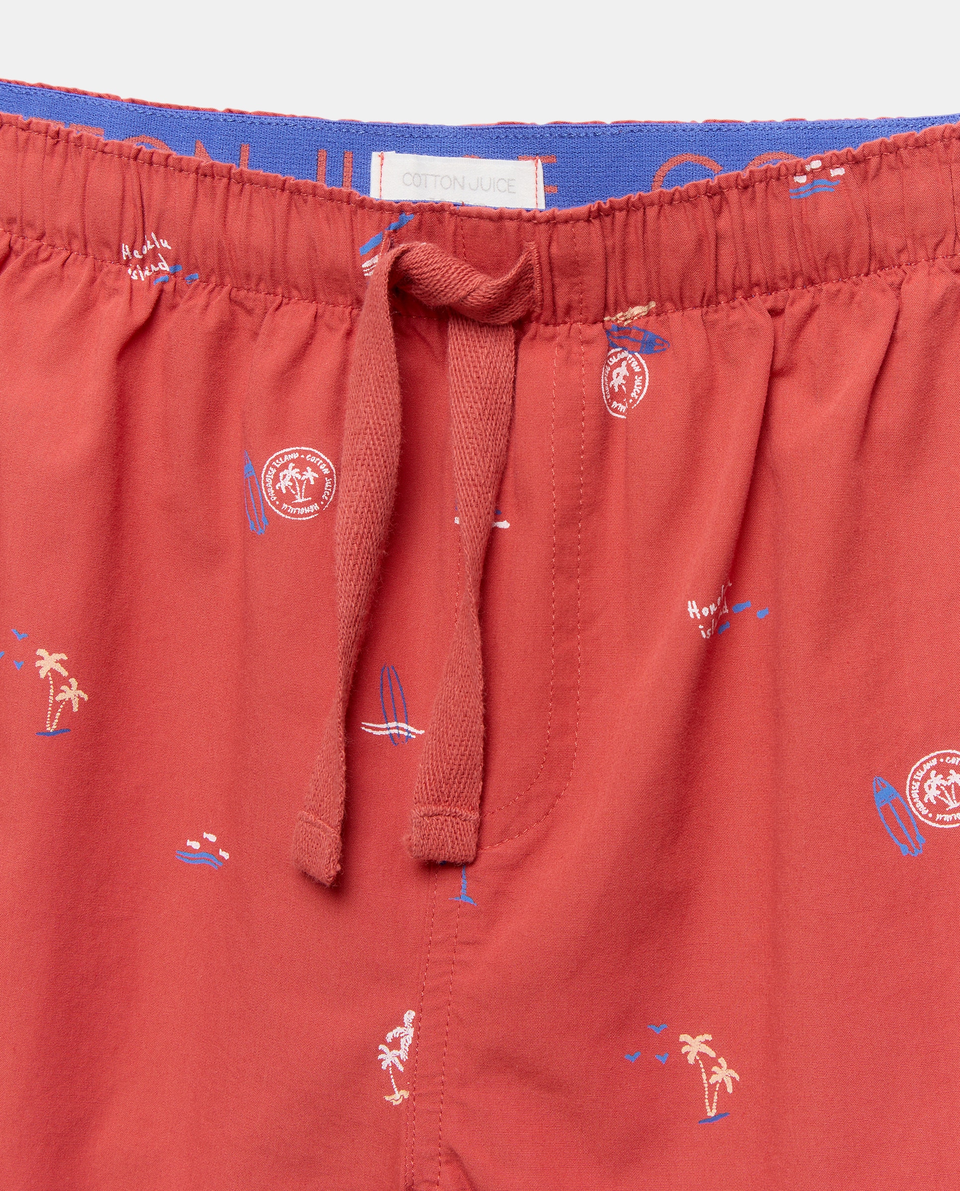 Pijama Curto Misto com Estampado de Fantasia Cotton Juice Branco-5