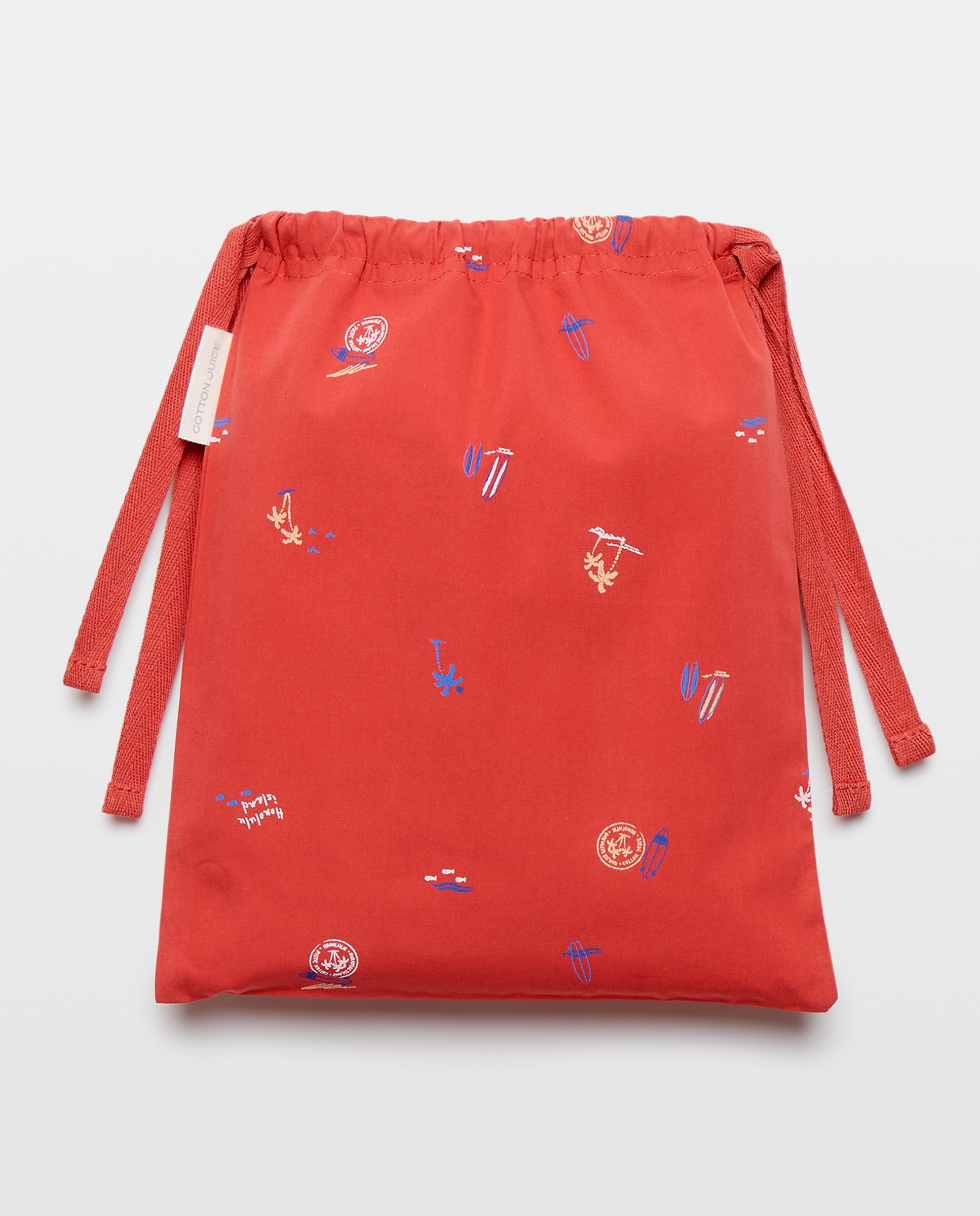 Pijama Curto Misto com Estampado de Fantasia Cotton Juice Branco-6