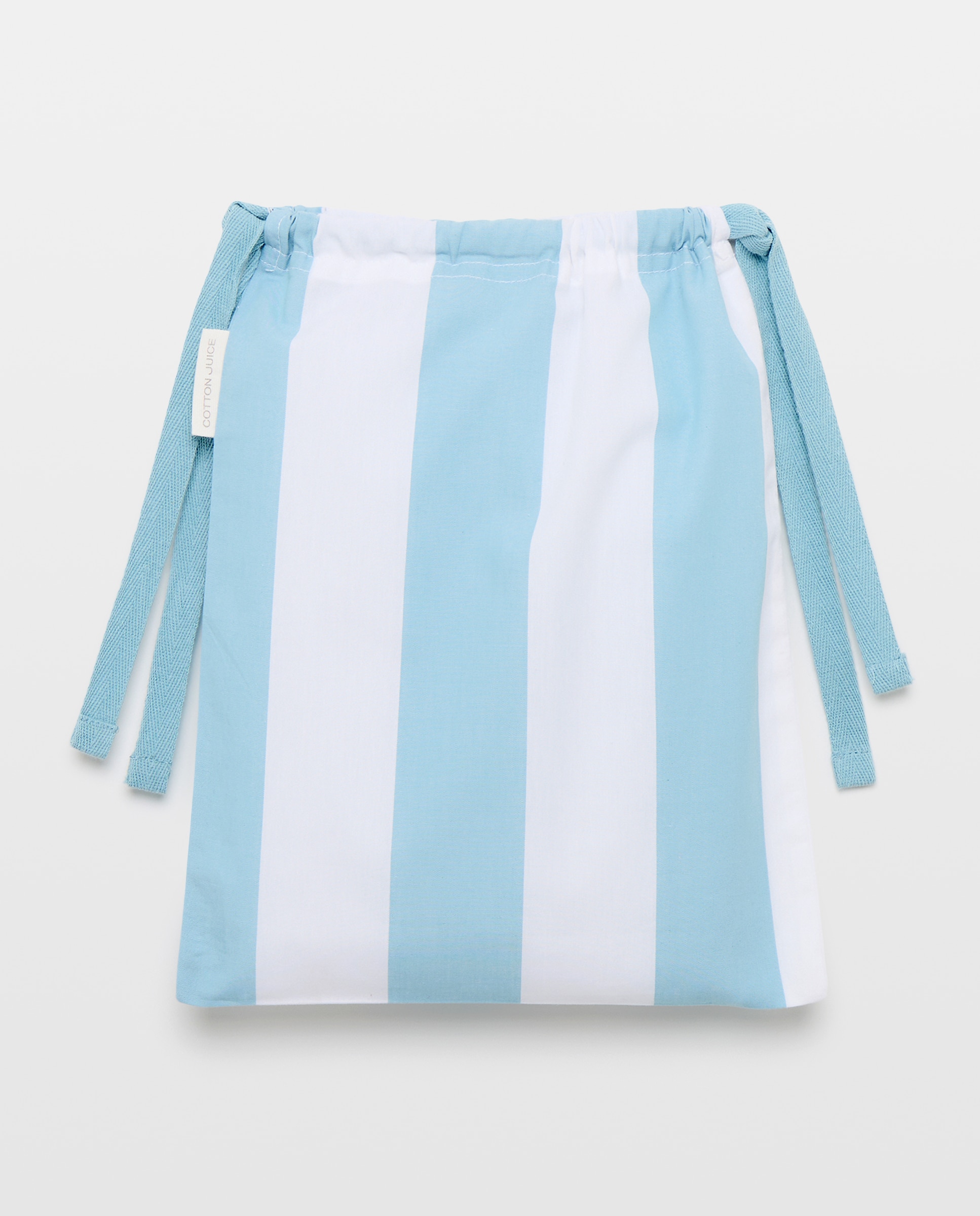 Pijama Curto Misto com Estampado de Fantasia Cotton Juice Azul-6