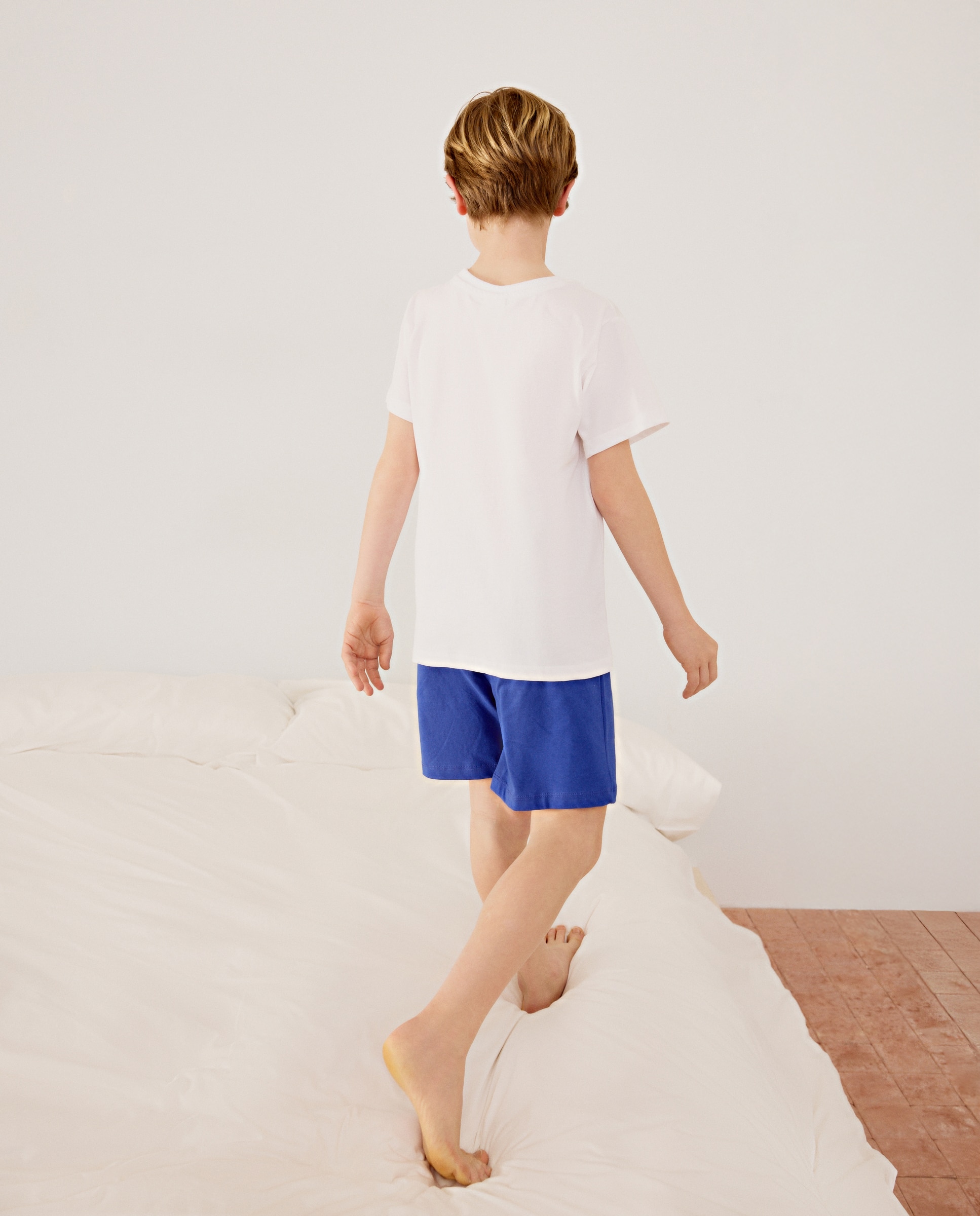 Pijama Curto Malha Brawl Stars Cotton Juice Branco-3