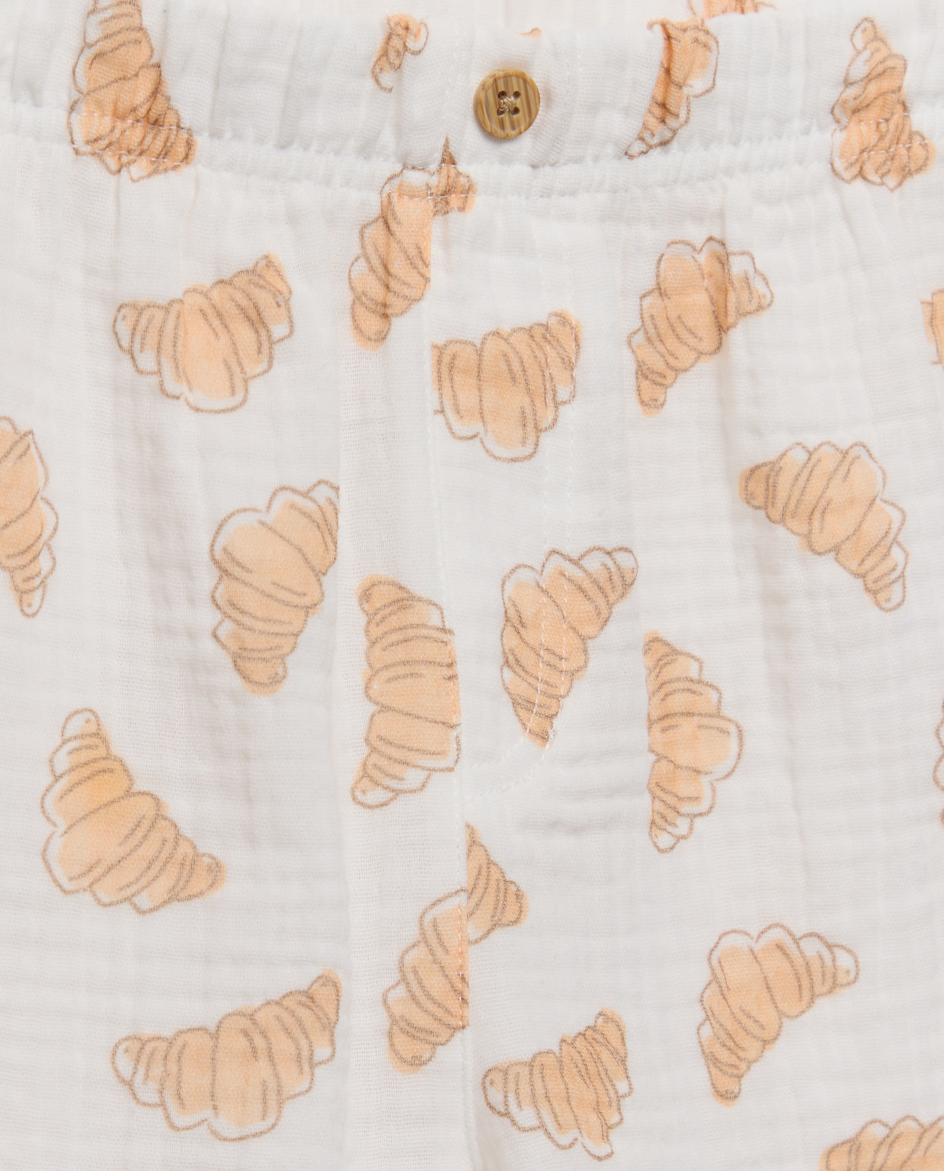 Pijama Abotoado com Chiffon e Fantasia Cotton Juice Branco-5