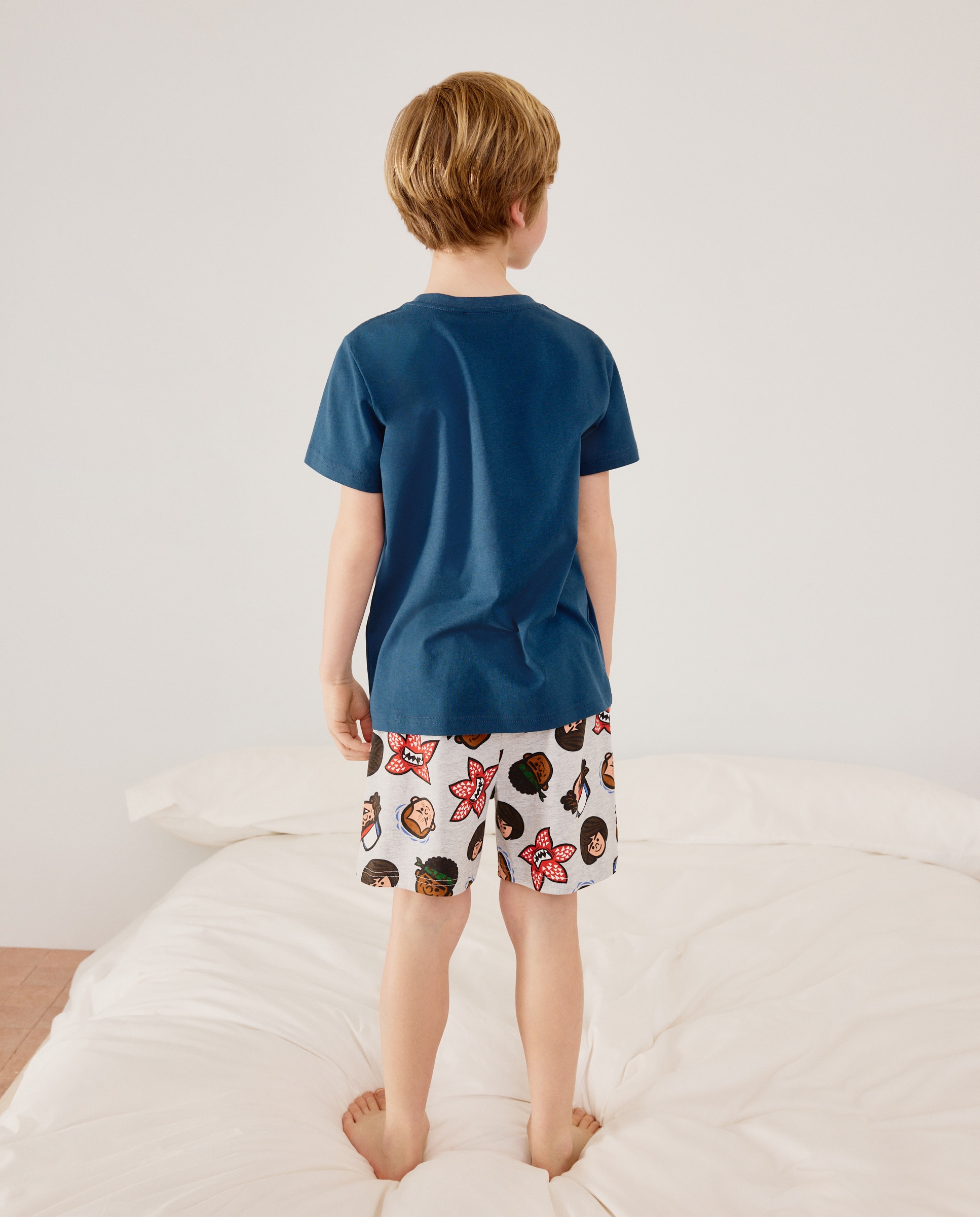 Pijama Stranger Things Cotton Juice Azul-marinho-3