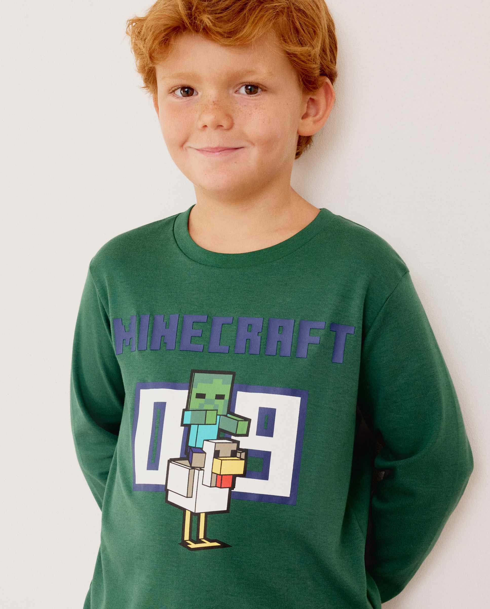 Imagem 0 de Camisola de Pijama de Manga Comprida Minecraft de Criança