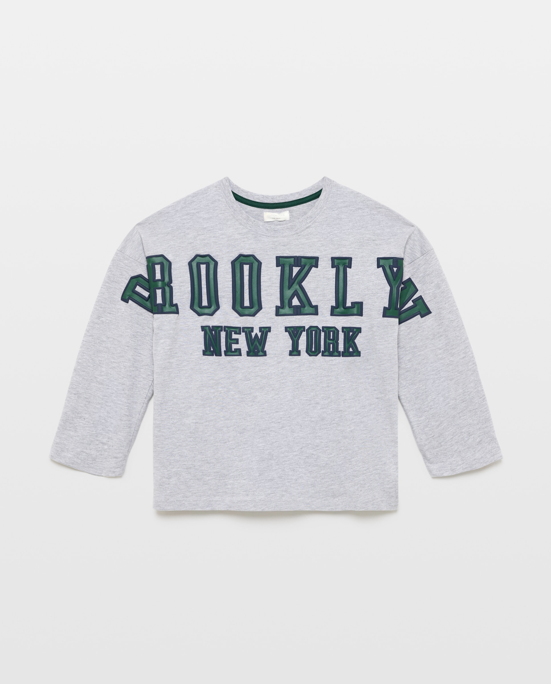 Camisa de Dormir com Manga Comprida Brooklyn Cotton Juice Preto-4