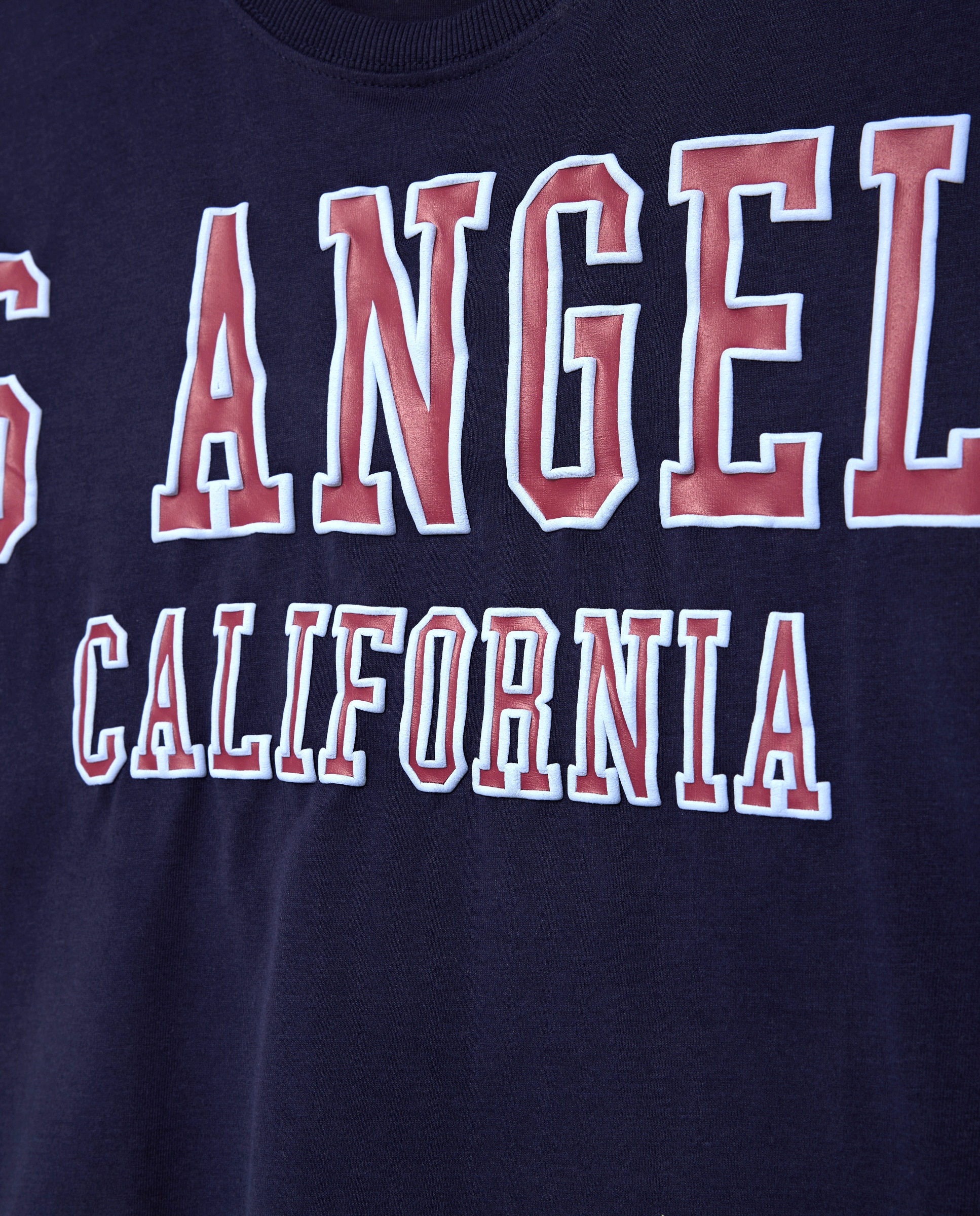 Camisa de Dormir de Manga Comprida Los Angeles Cotton Juice Azul-5