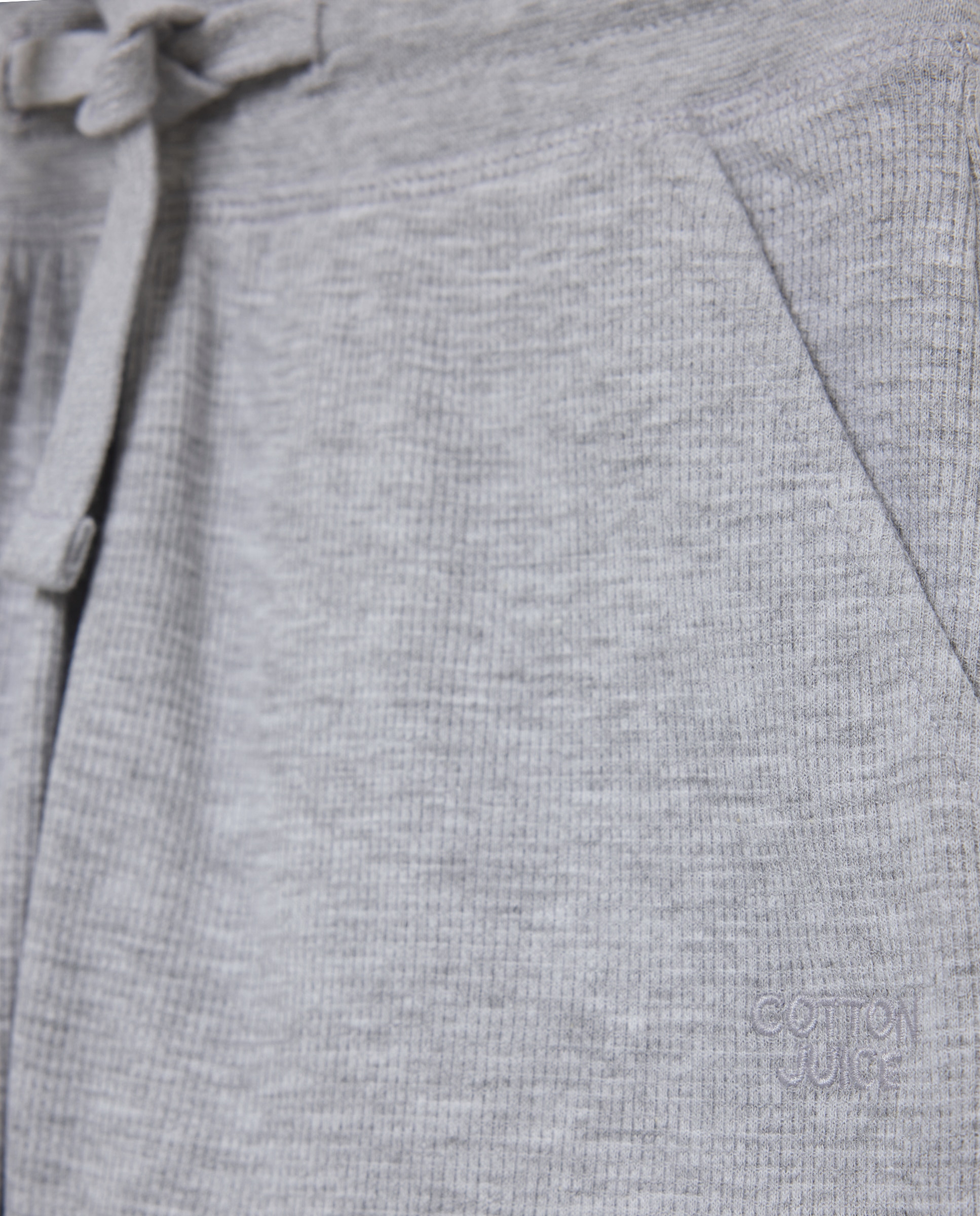 Pantalón largo punto liso con estructura de niño - Cotton Juice - 820 Gris medio 820 Gris medio-5
