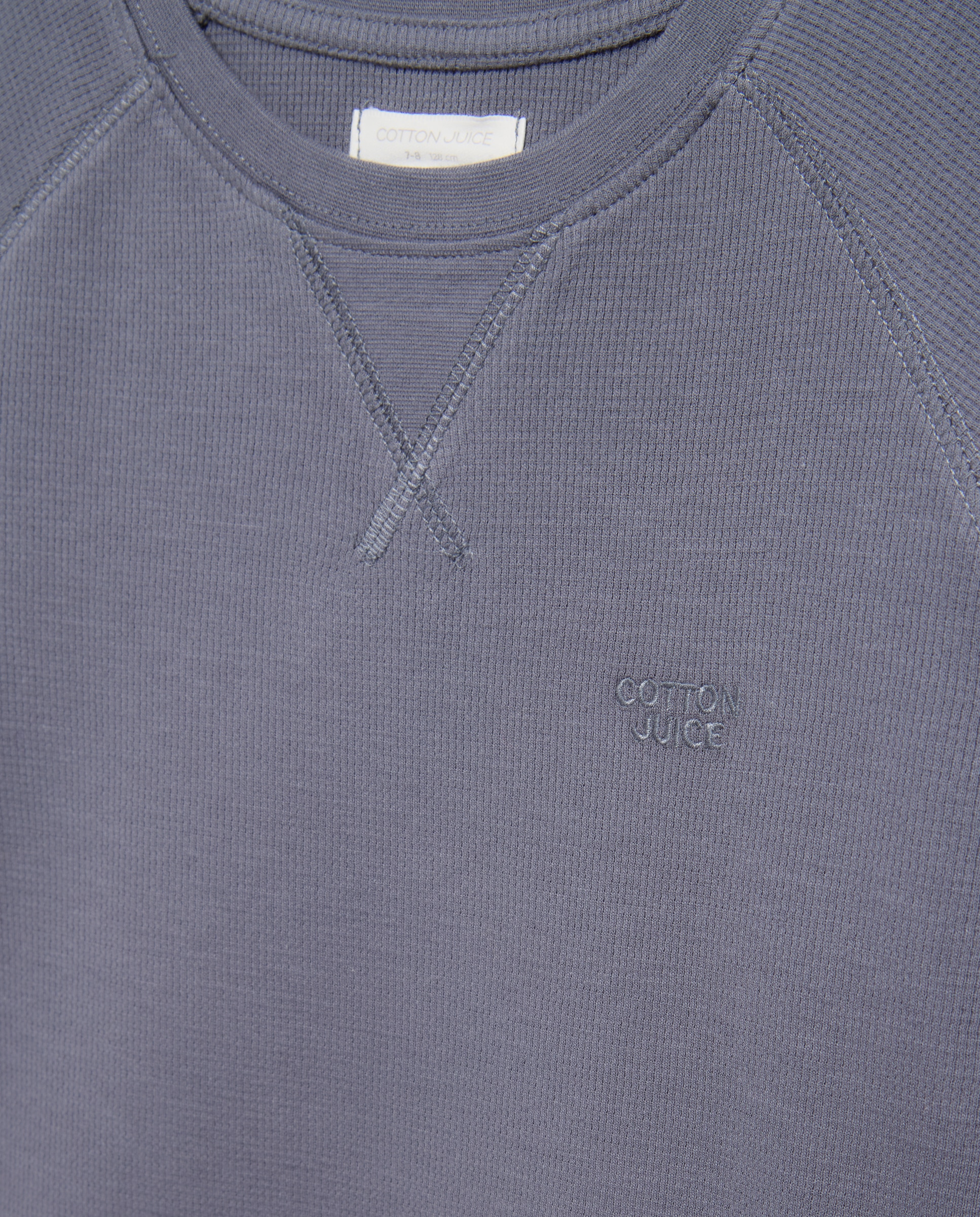 Camisola de Manga Comprida com Estrutura Azul-marinho-2