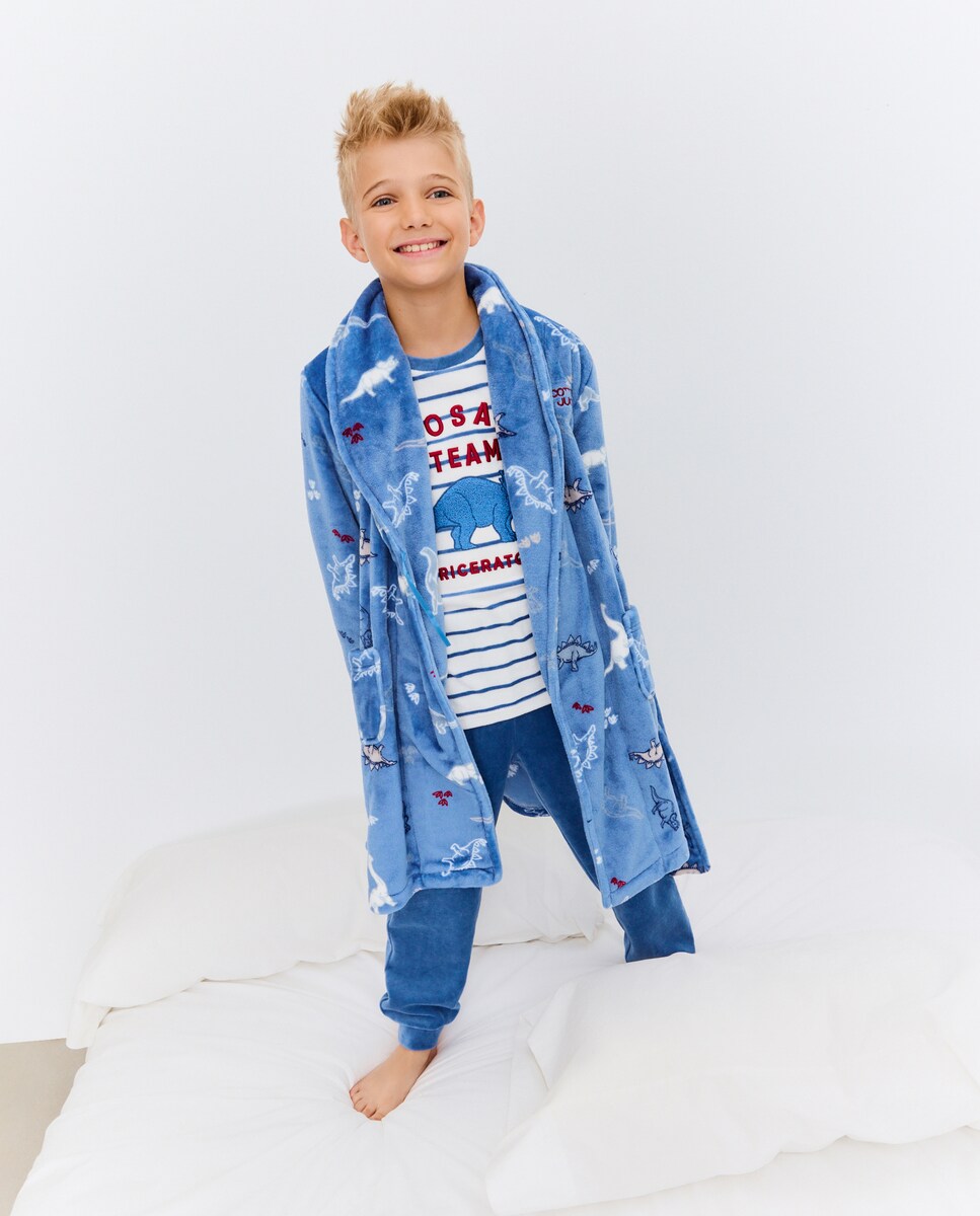 Robe Estampado Azul-marinho-2