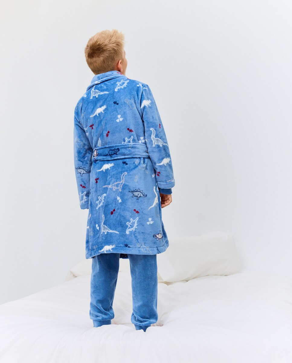 Robe Estampado Azul-marinho-3