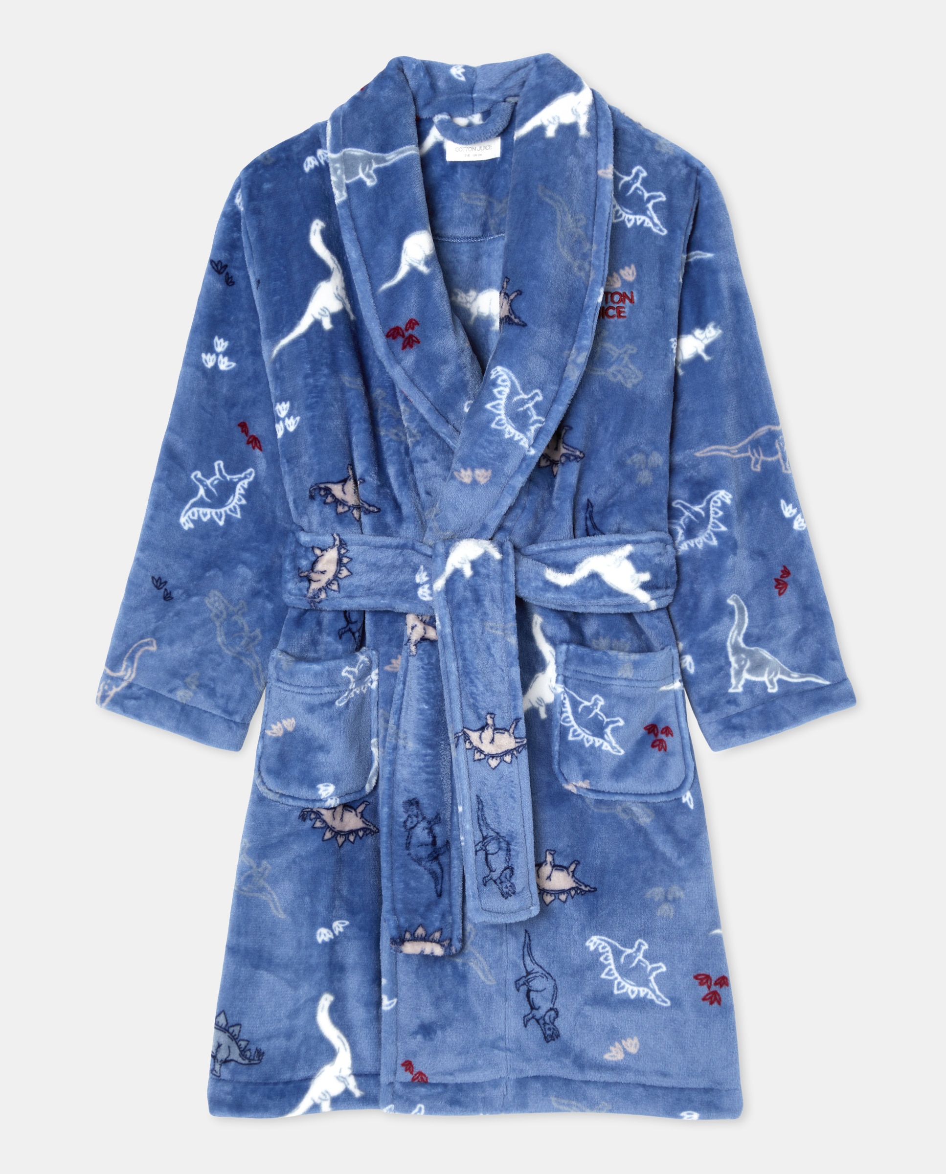 Robe Estampado Azul-marinho-4