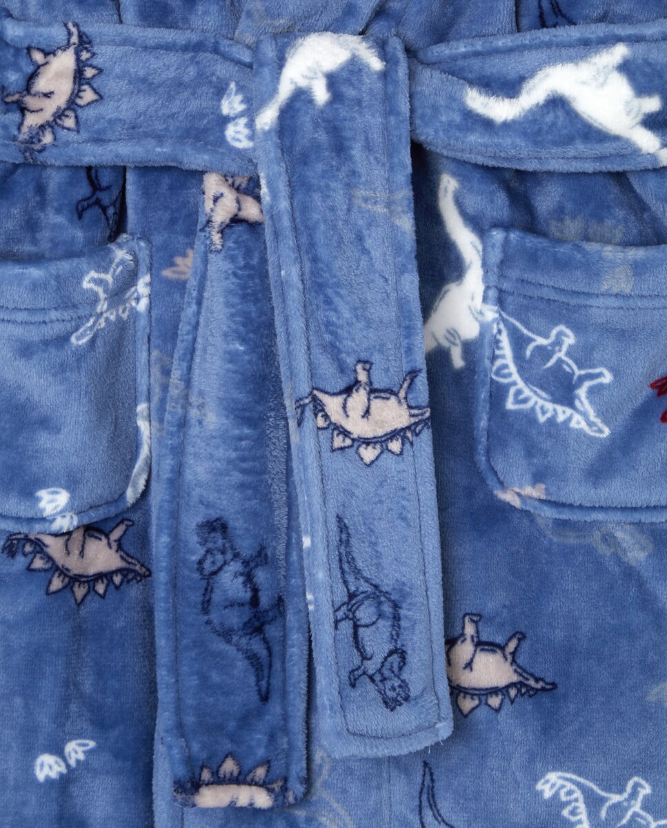 Robe Estampado Azul-marinho-5