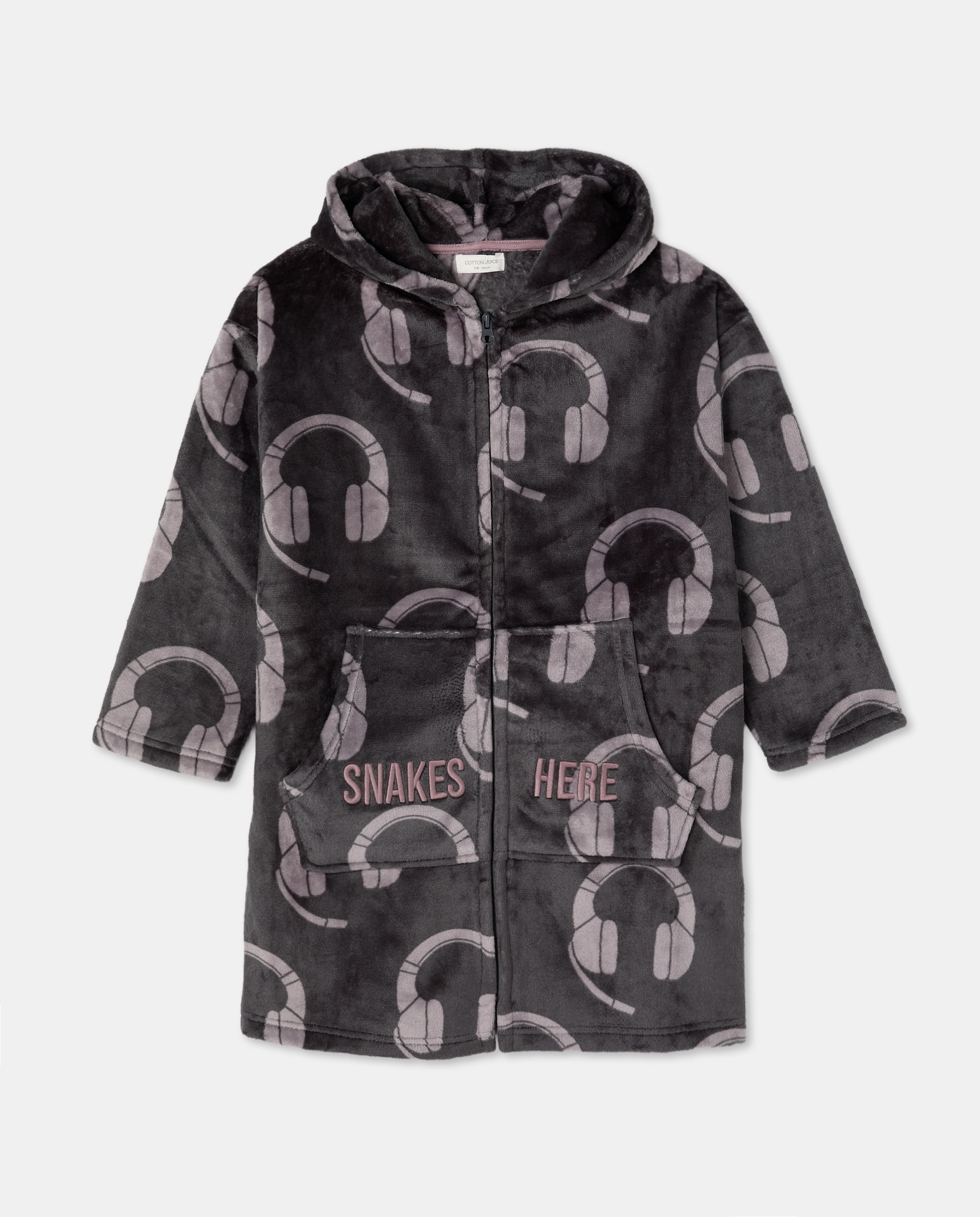 Robe Estampado com Fantasia de Capacetes Preto-4