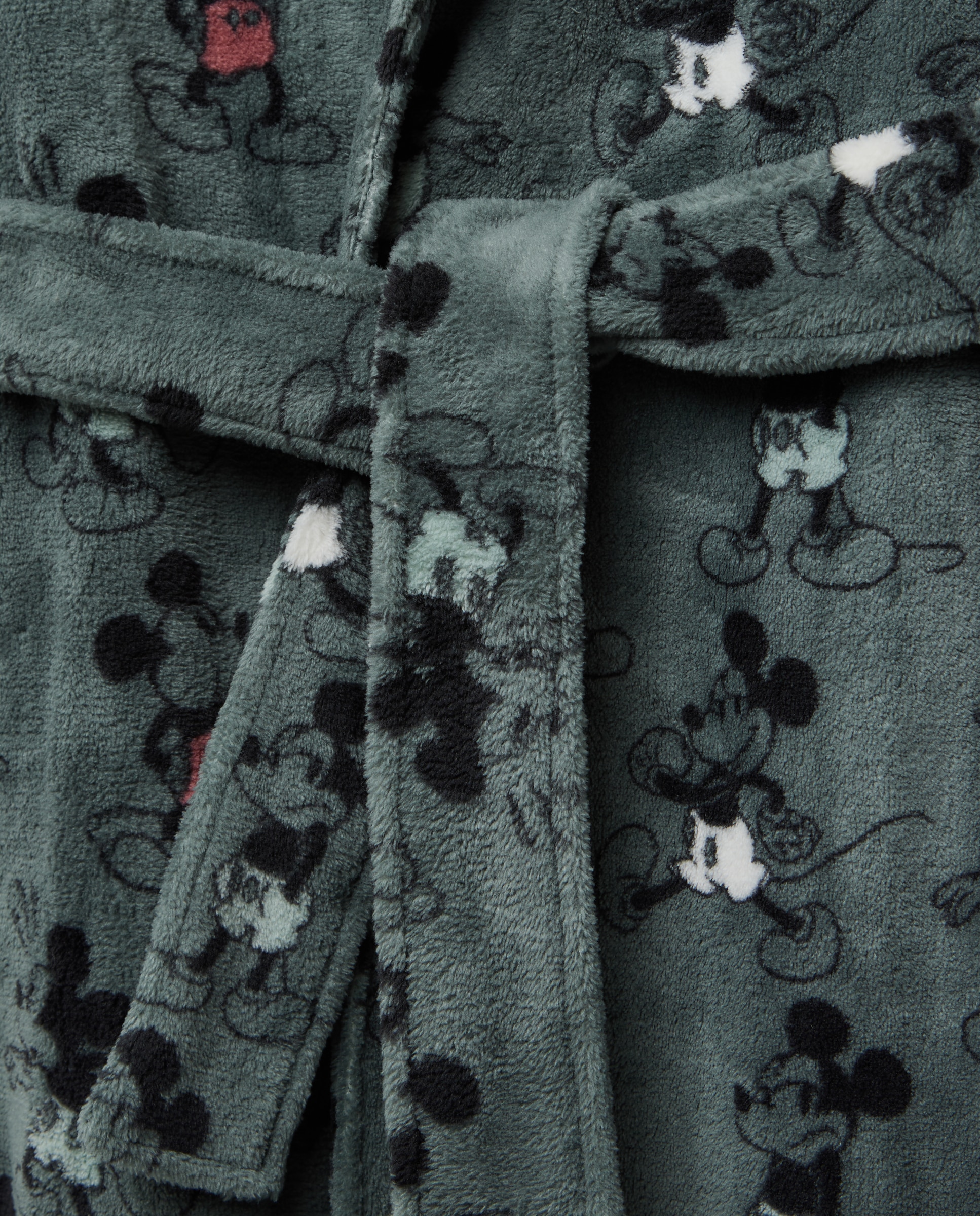 Bata smock estampado poses MICKEY de niño - Cotton Juice - Gris Gris-5
