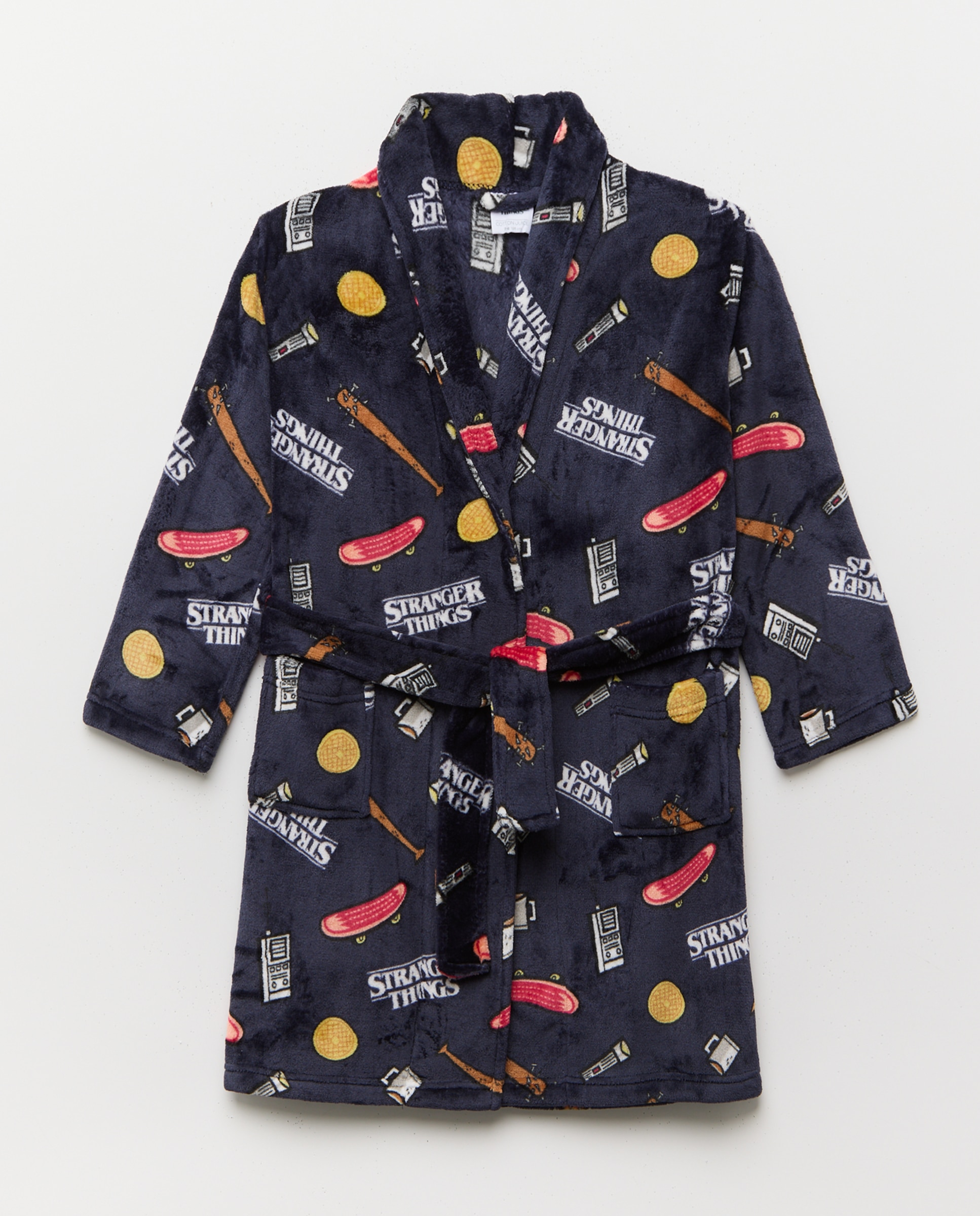 Bata Stranger Things de niño - Cotton Juice - Gris Gris-4