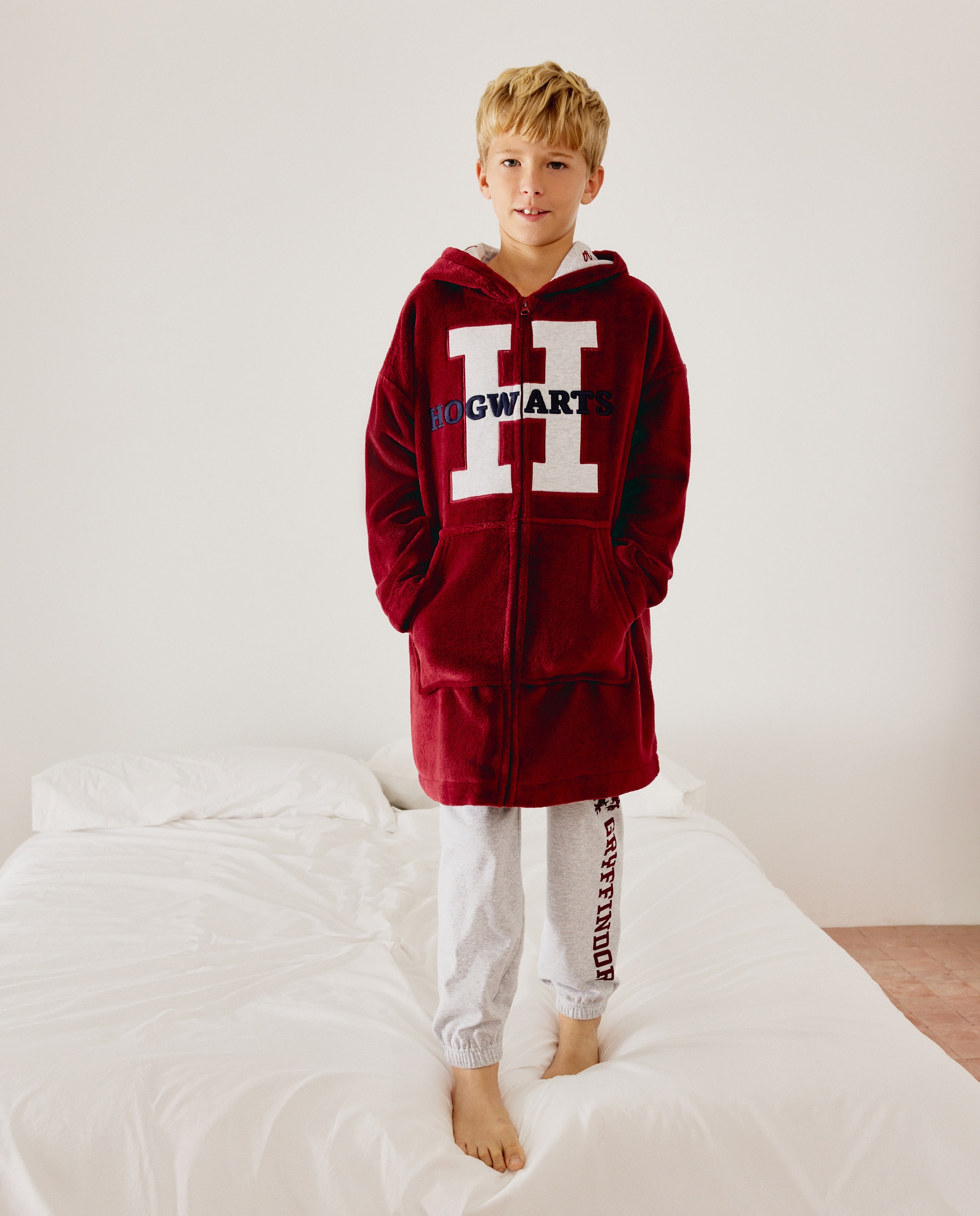 Imagen 1 de Bata Harry Potter Hogwarts de niño Burdeos