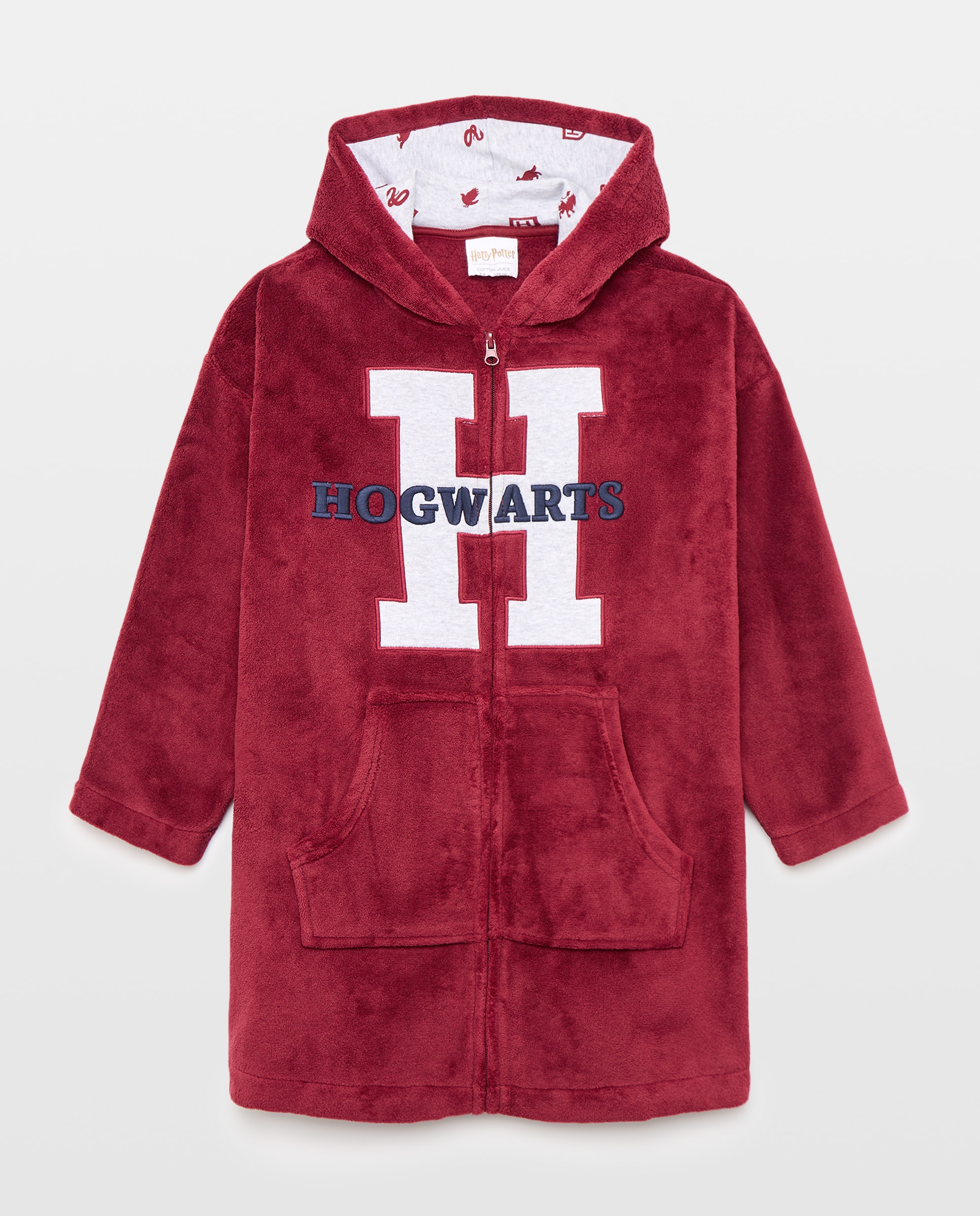 Imagen 4 de Bata Harry Potter Hogwarts de niño - Cotton Juice - Burdeos Burdeos