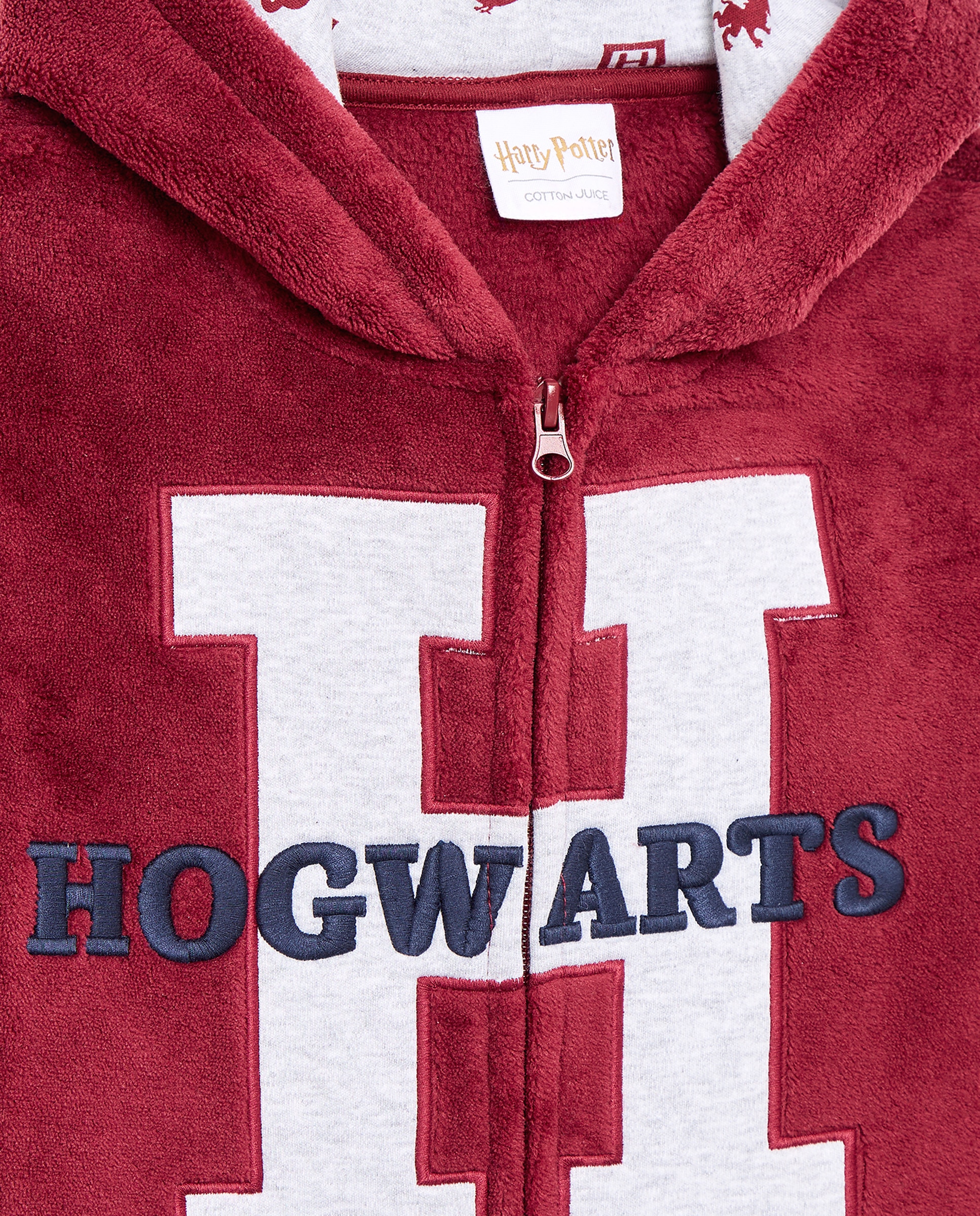 Imagen 5 de Bata Harry Potter Hogwarts de niño - Cotton Juice - Burdeos Burdeos