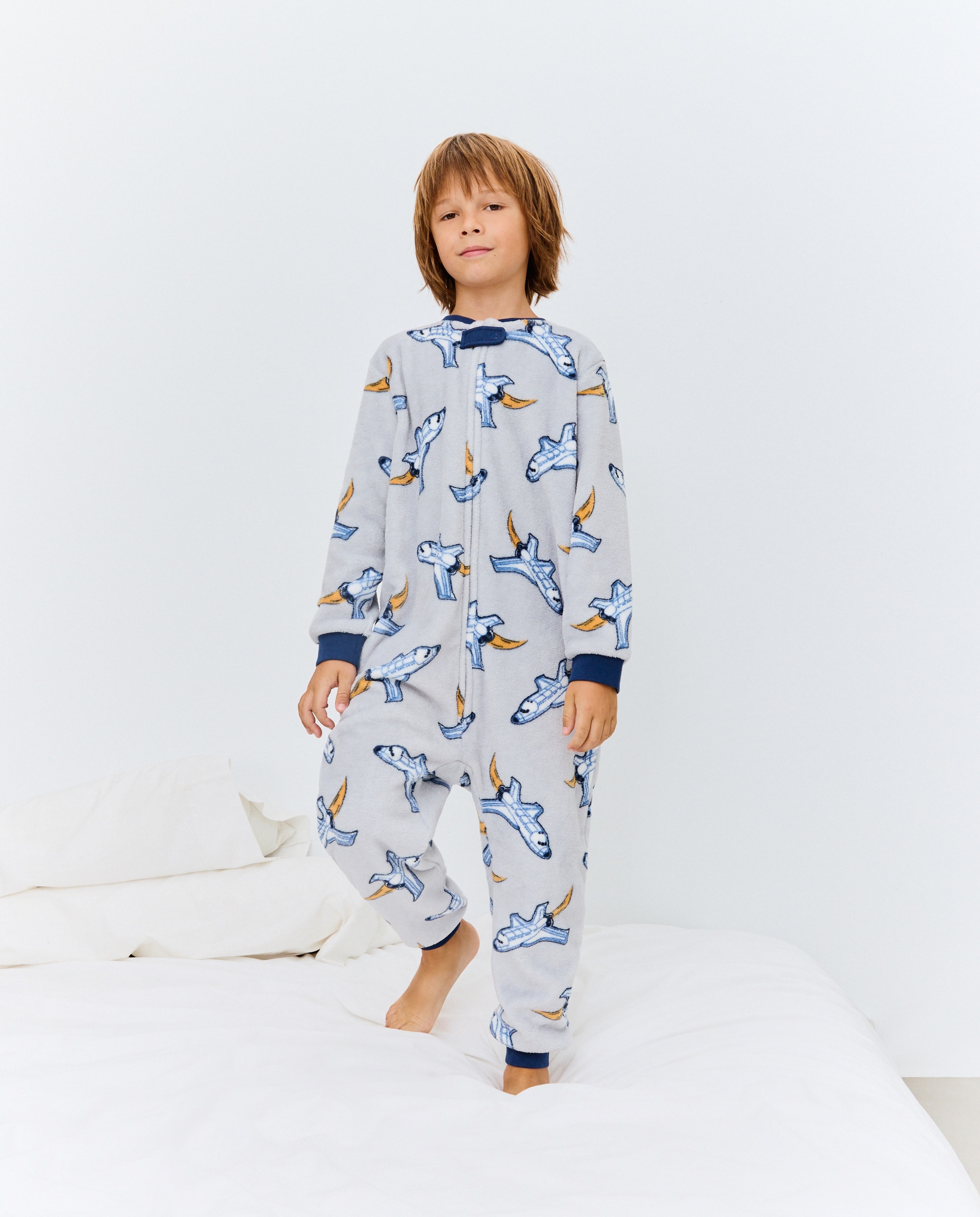 Pijama Completo com Fantasia Cinzento-1