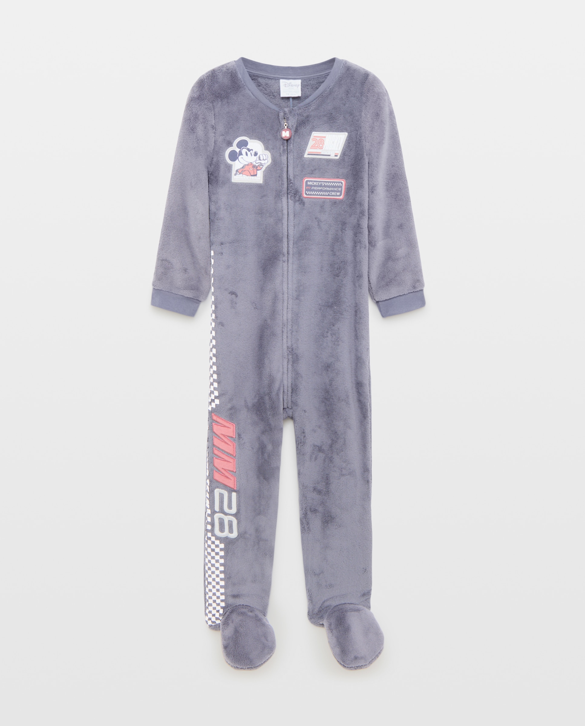 Mono manga corta estampado MICKEY de niño - Cotton Juice - Gris Gris-4