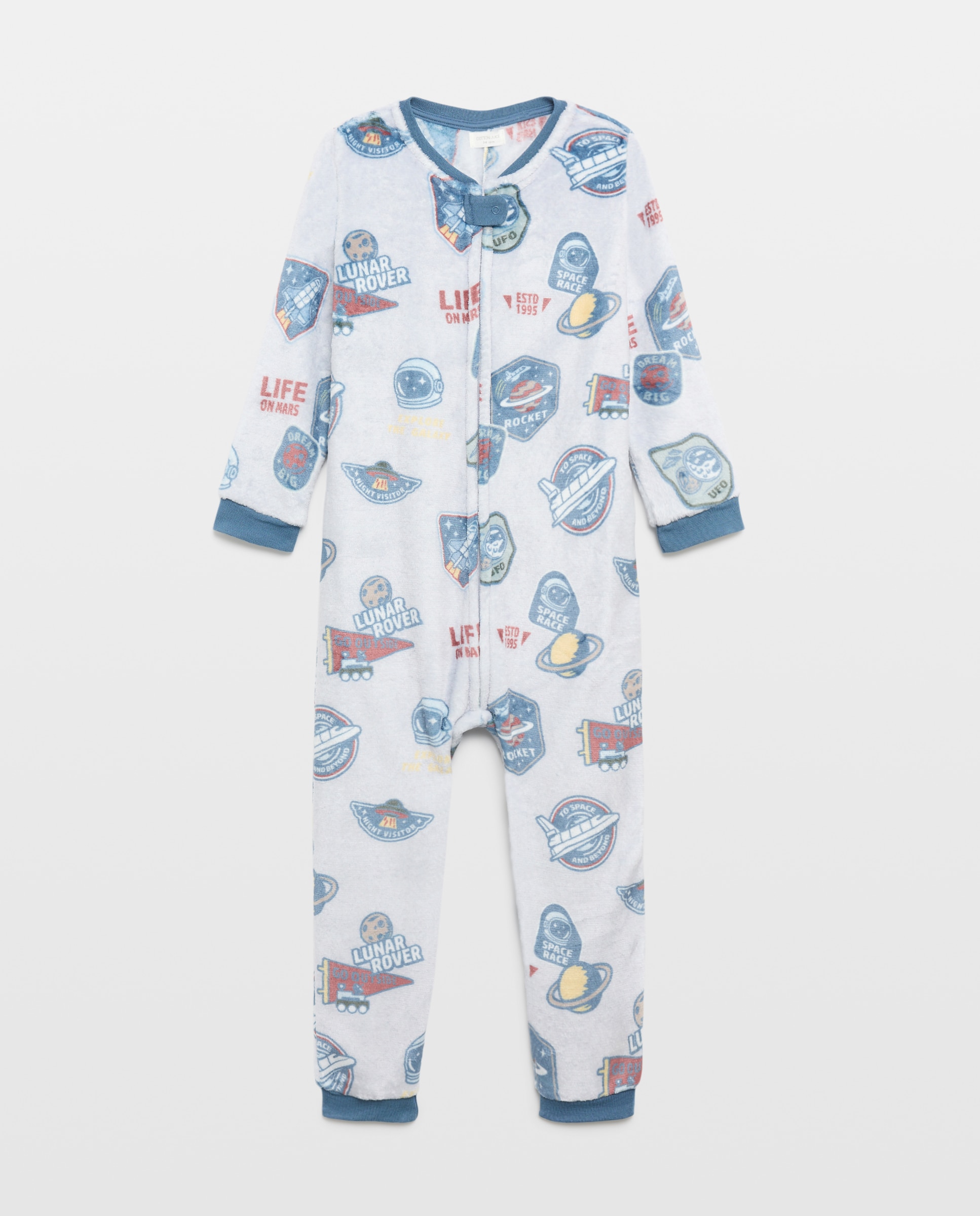 Mono estampado espacio de niño - Cotton Juice - Negro Negro-5