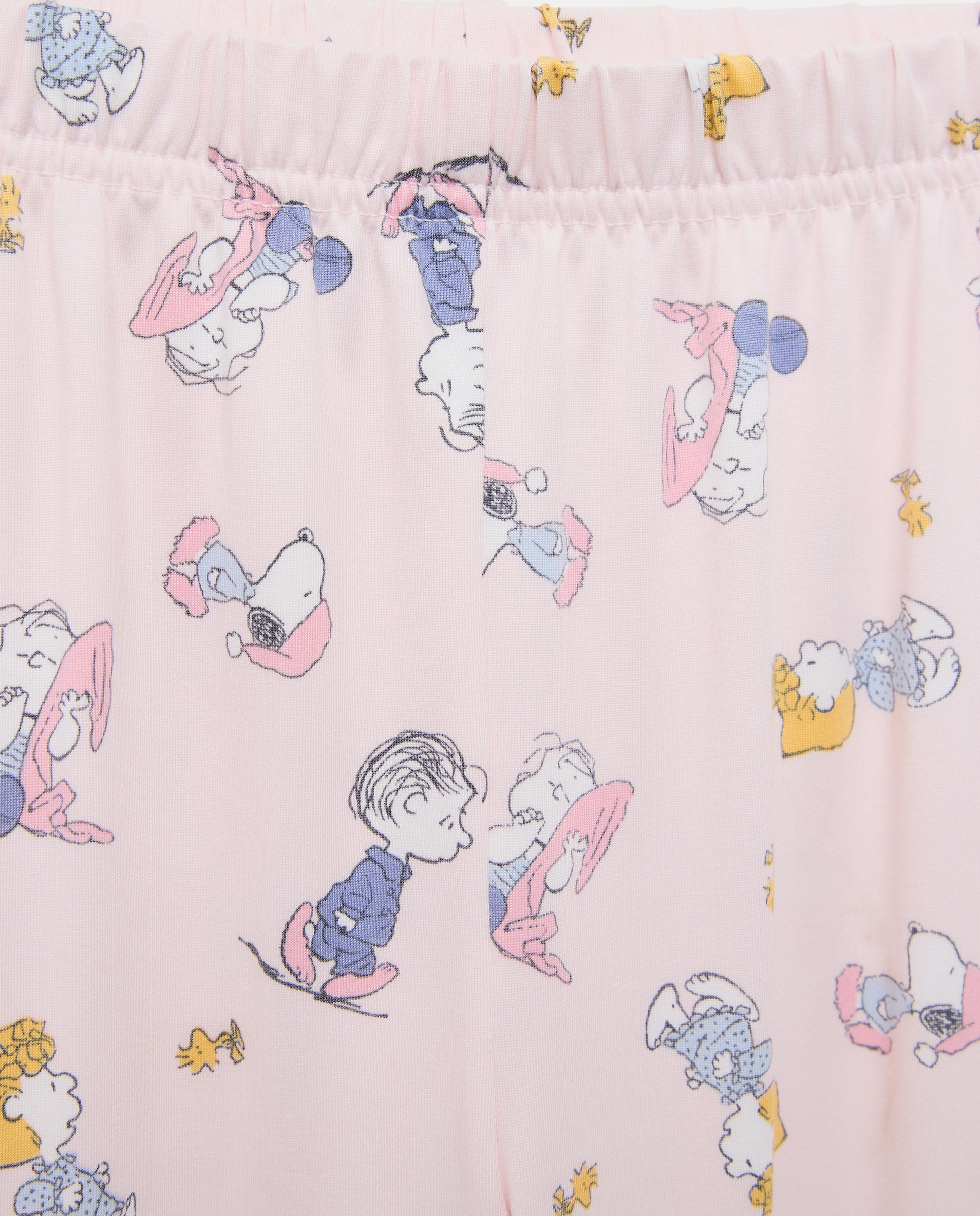 Pijama largo de niña abotonado snoopy - Cotton Juice - Rosa Rosa-6