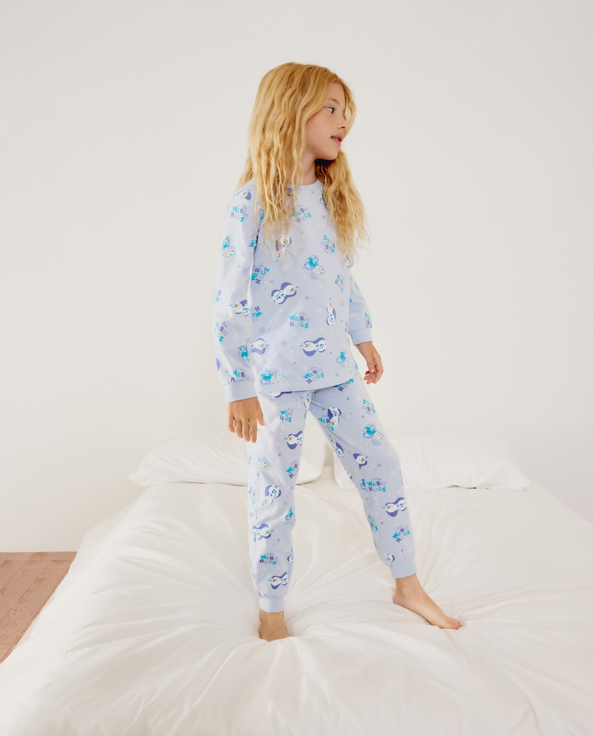 Pijama de Malha Frozen Azul-marinho-2