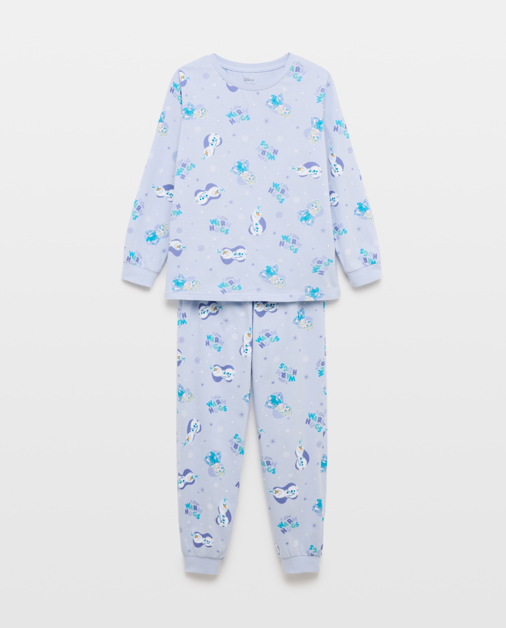 Pijama de Malha Frozen Azul-marinho-4