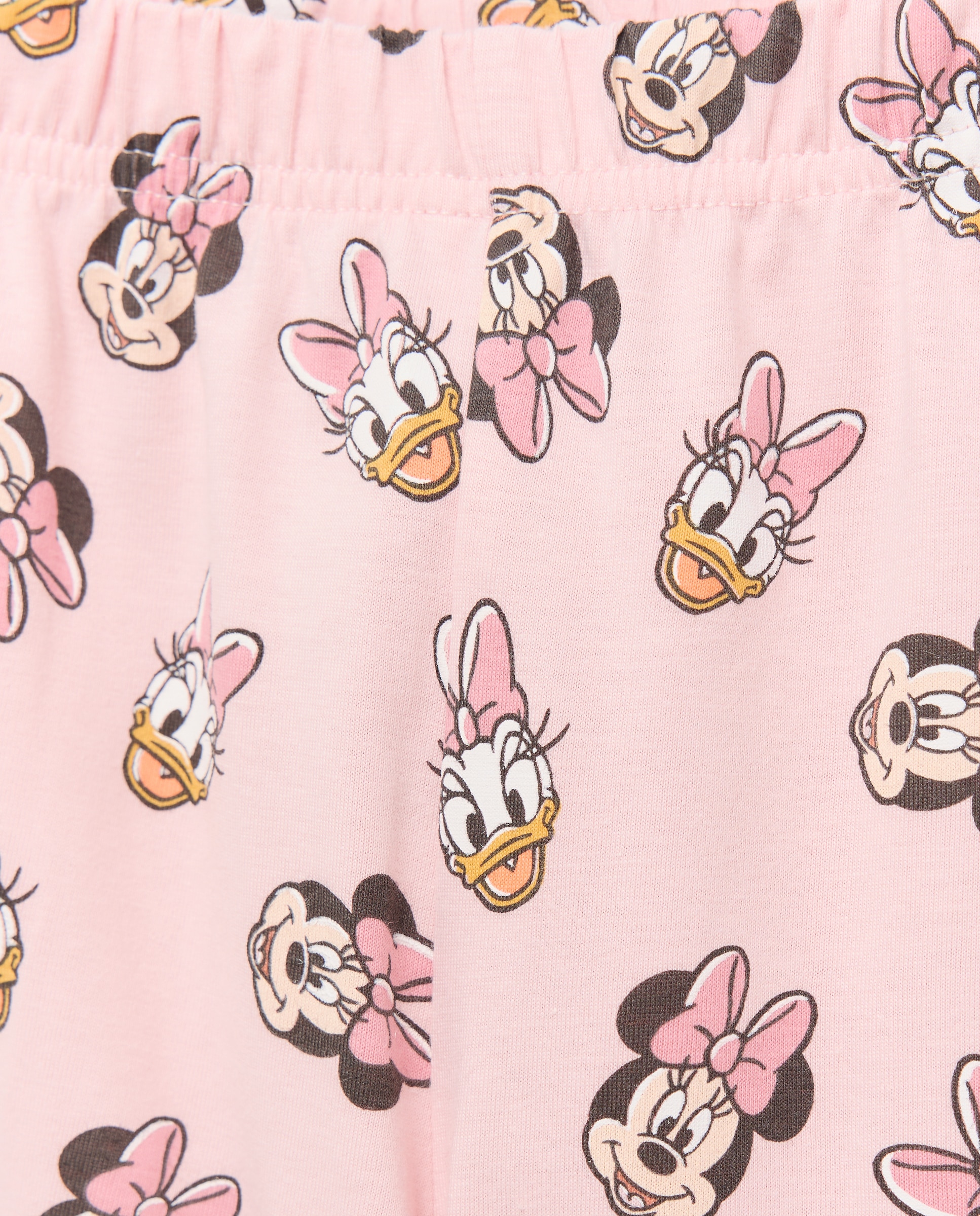 Pijama de Malha Minnie & Daisy Cotton Juice Rosa-5