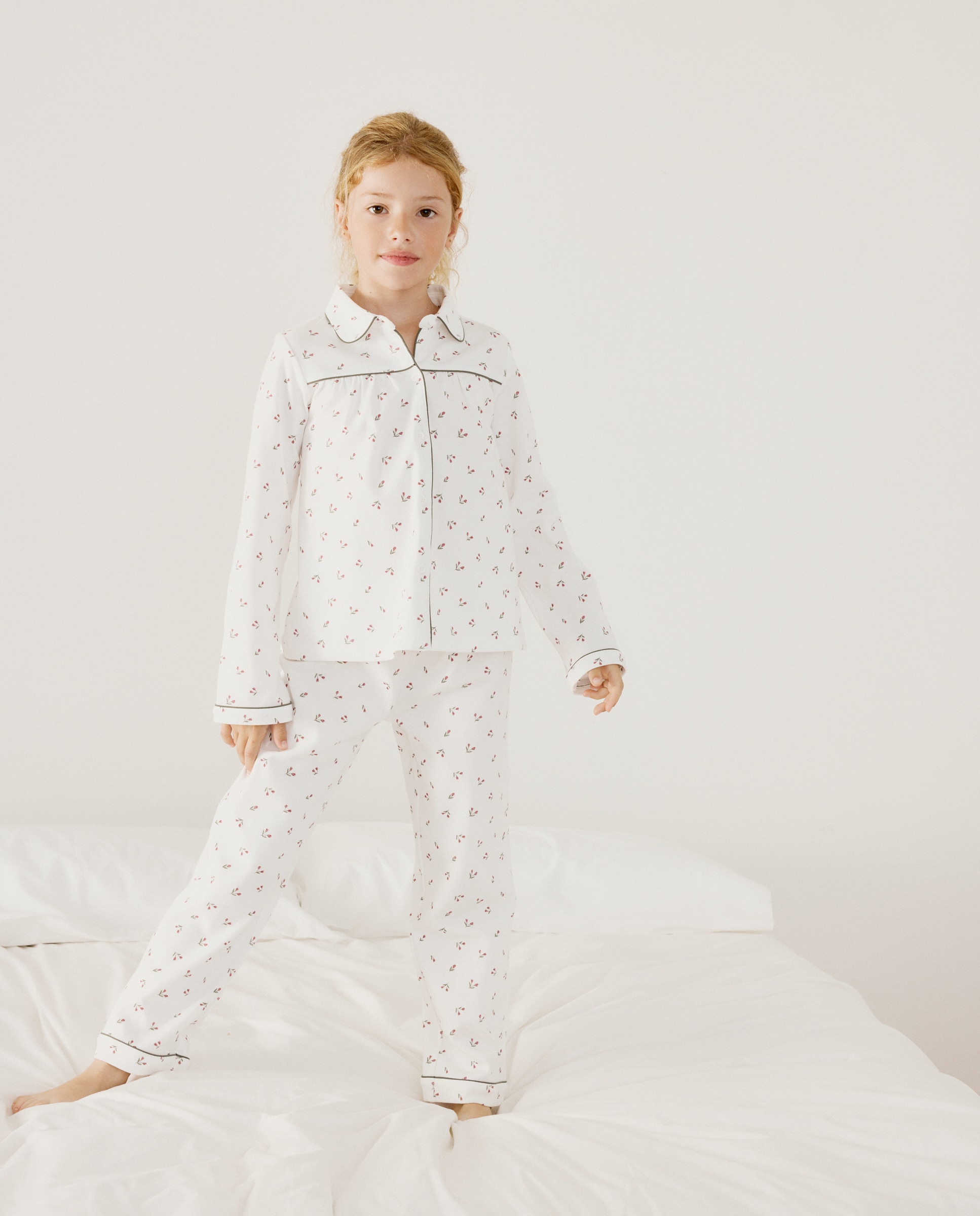 Imagem 0 de Pijama de Malha com Estampado Floral