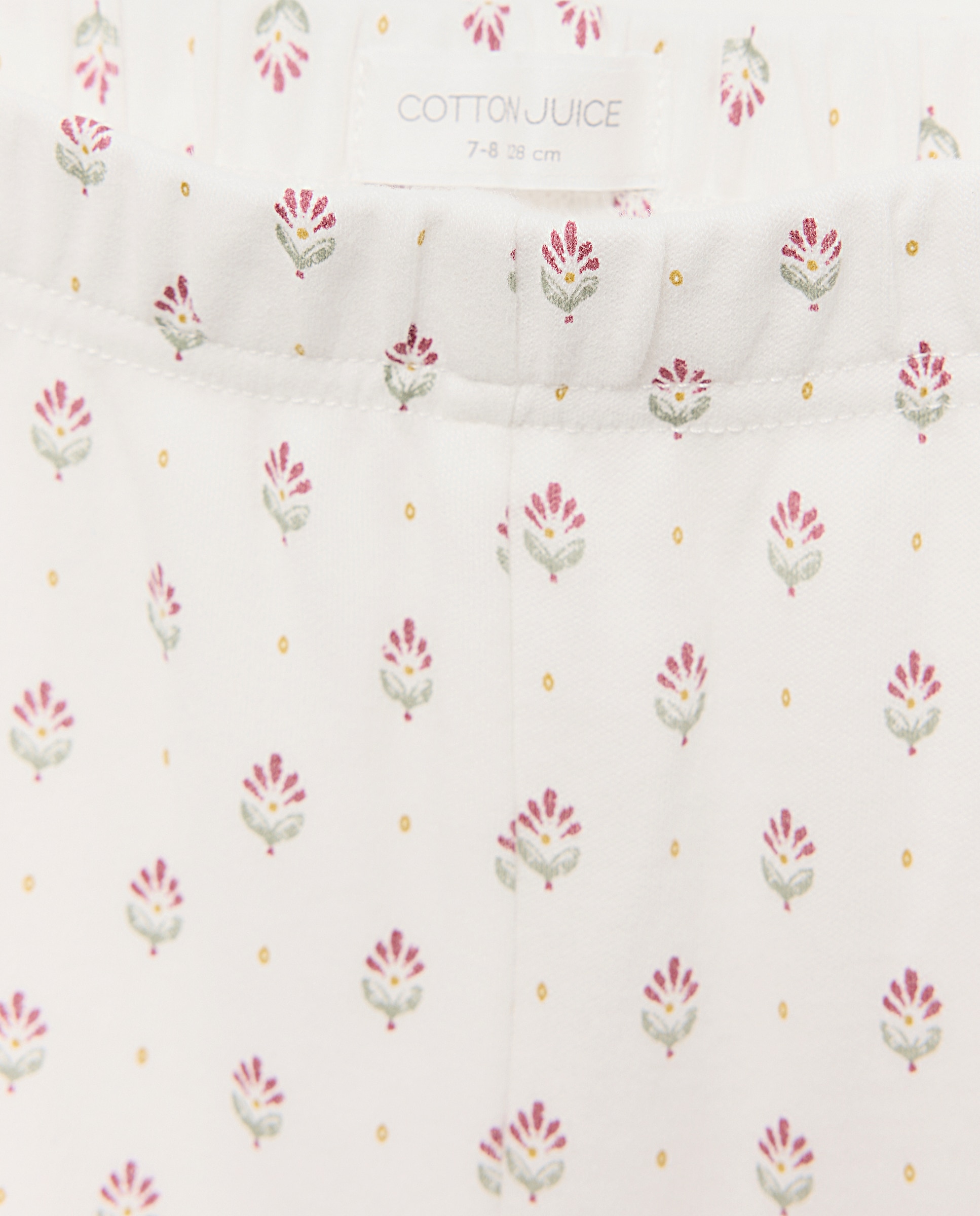 Pijama com Estampados de Fantasia Cotton Juice Branco-5