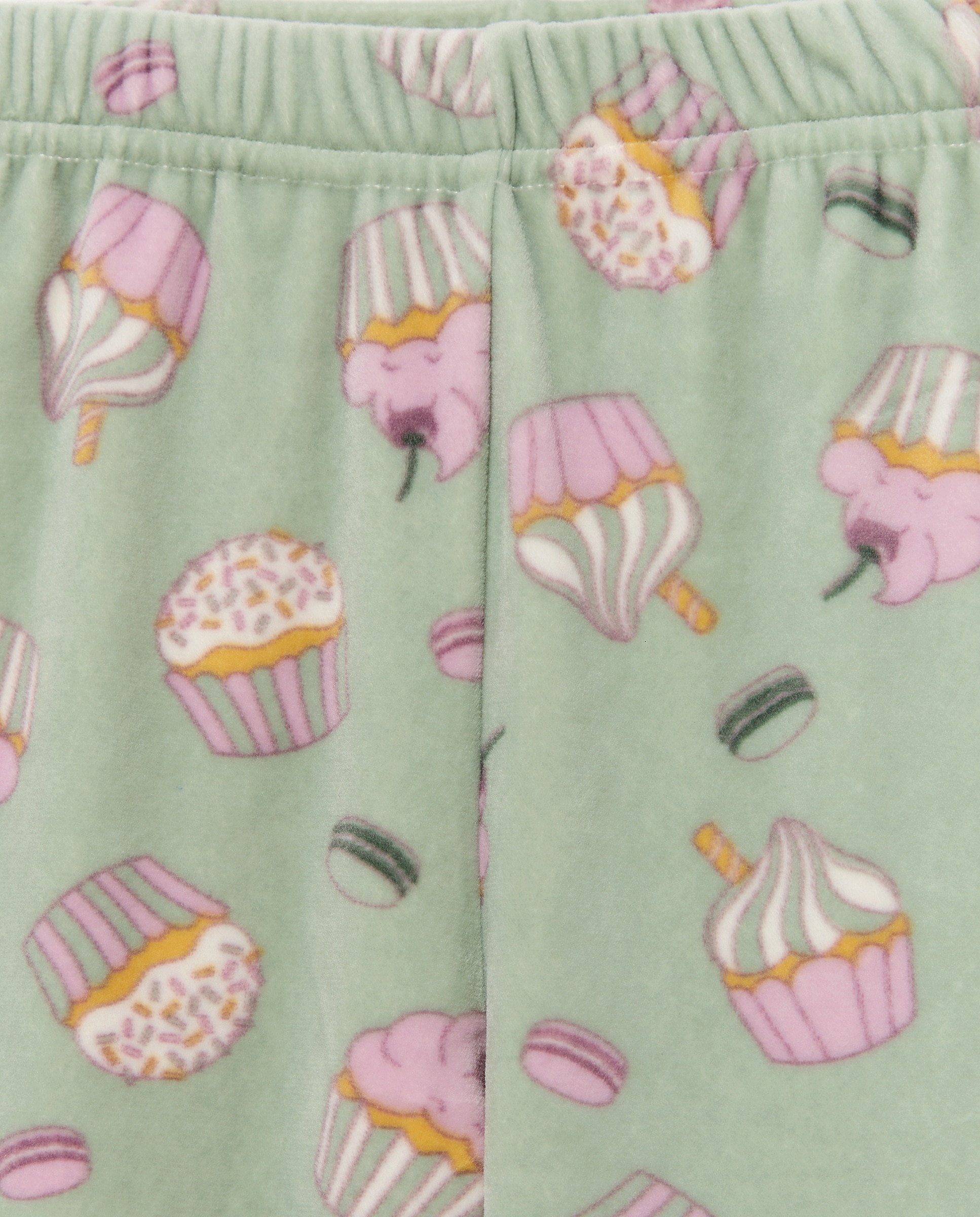 Pijama com Calças e Estampado de Fantasia Verde-5