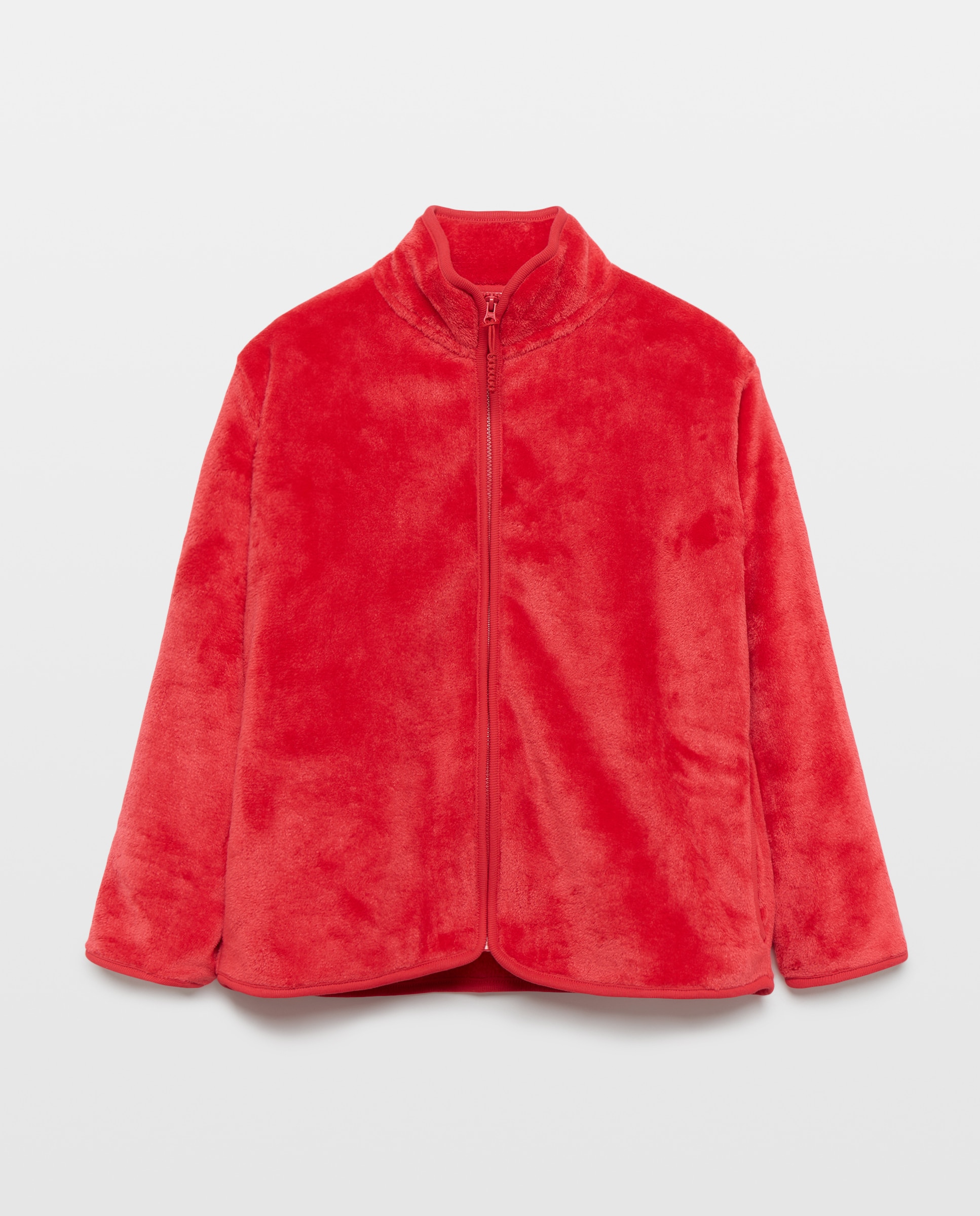 Pijama Completo de Malha e Forro Polar com Fantasia Vermelho-7