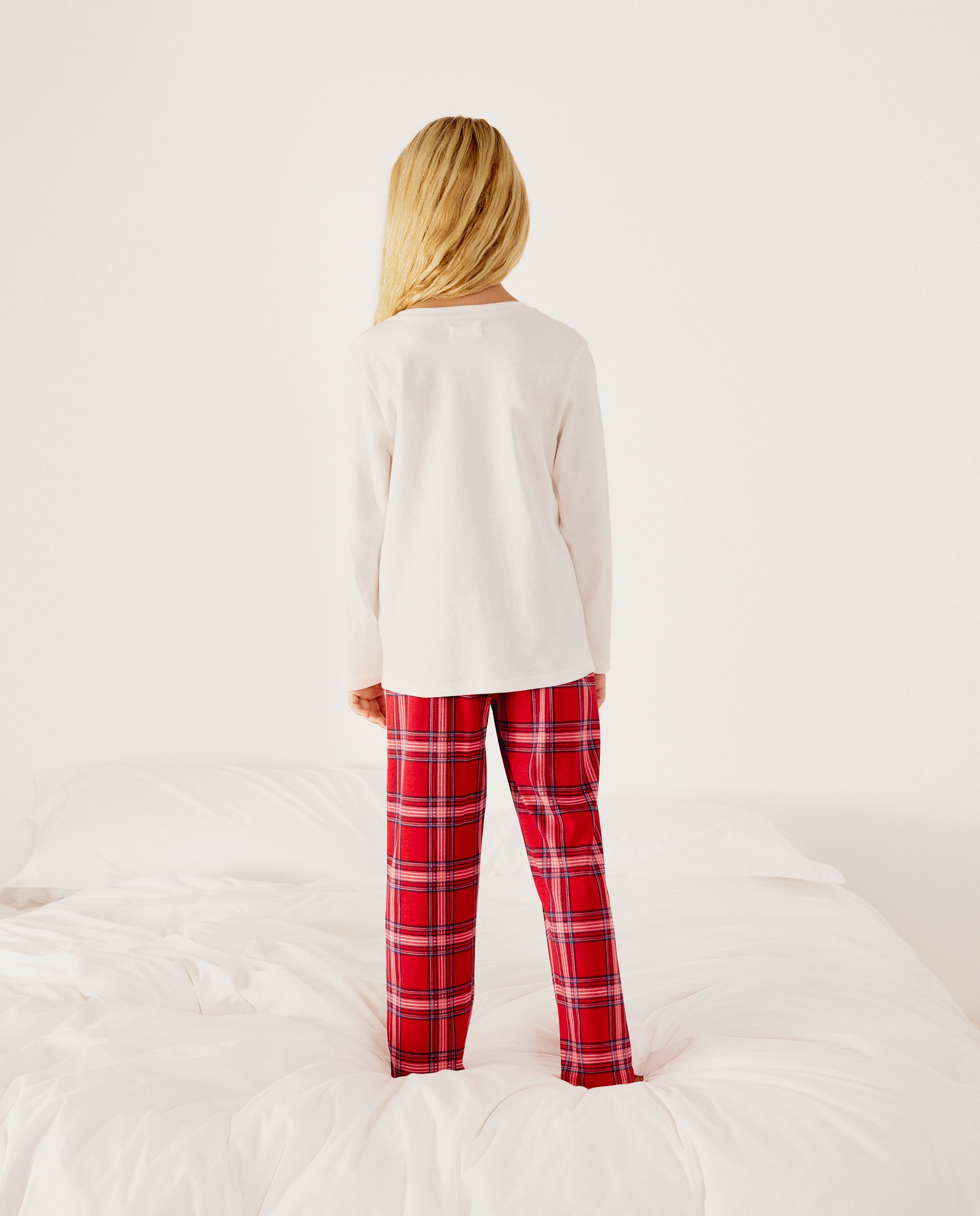Pijama Completo de Malha e Forro Polar com Fantasia Rosa-4