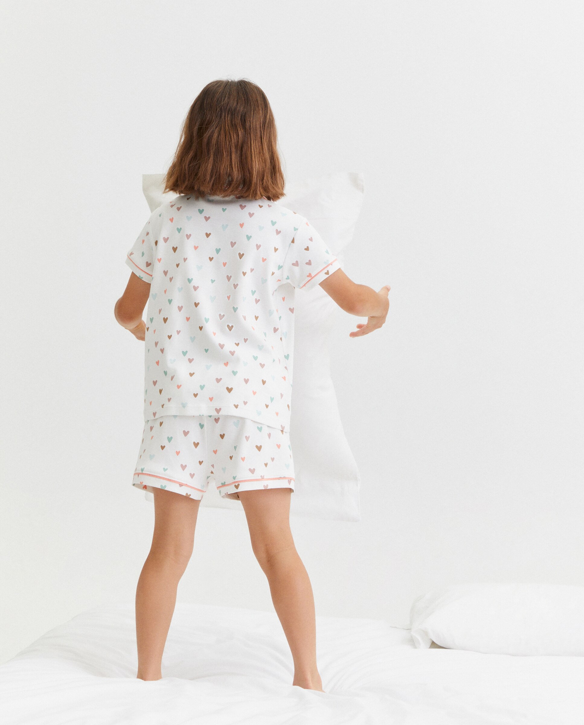 Pijama Completo Abotoado com Estampado Multicolor-6