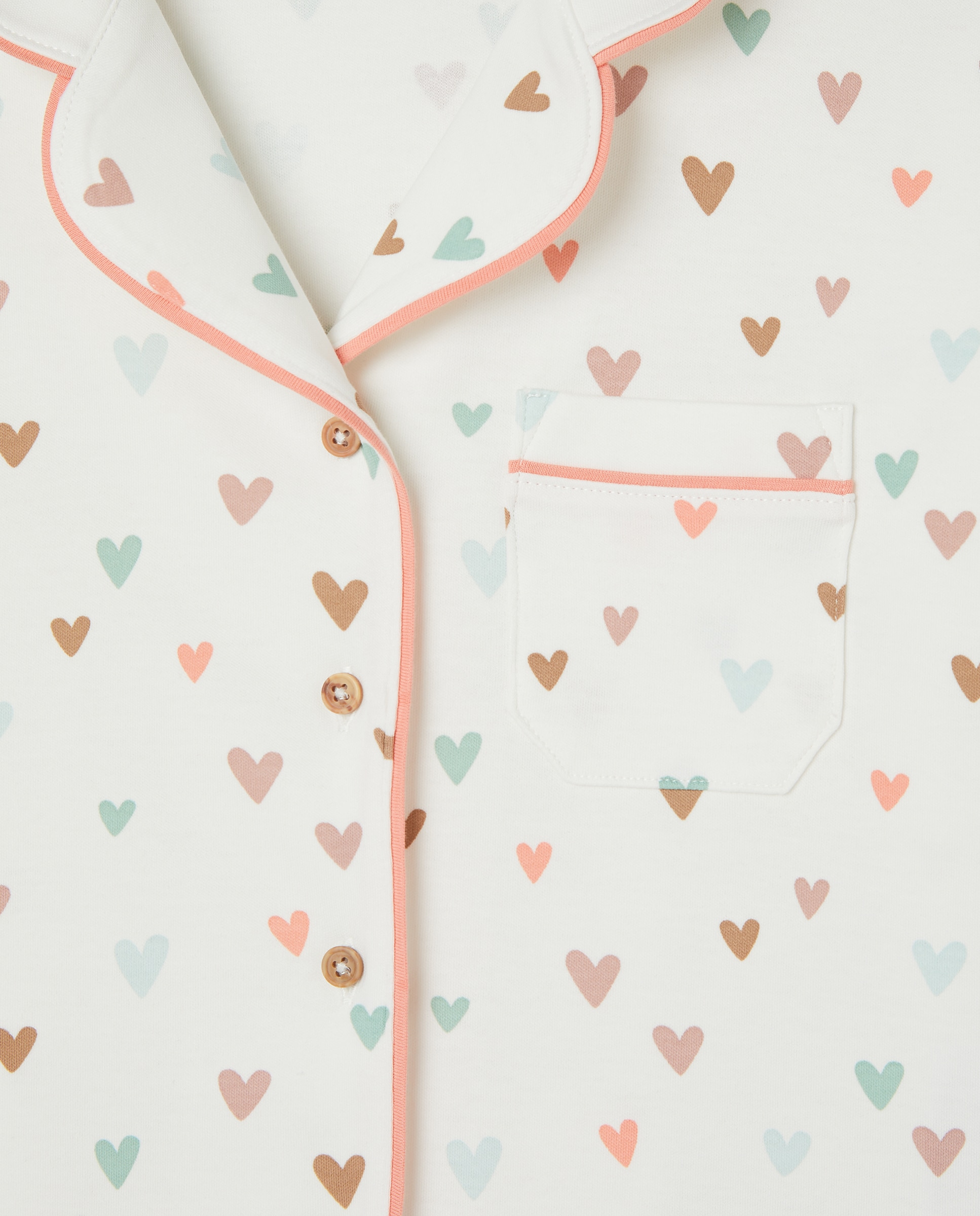 Pijama Completo Abotoado com Estampado Multicolor-5