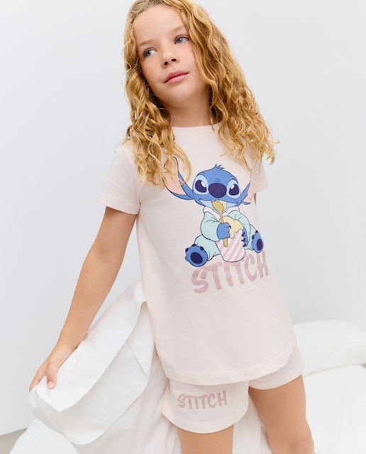 Imagen 0 de Pijama completo estampado LILO & STITCH de niña