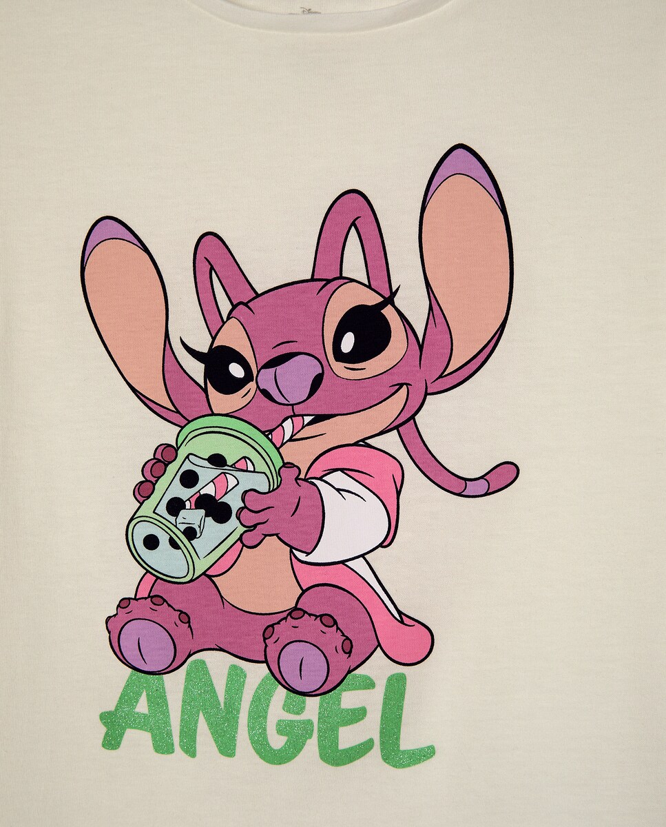 Pijama completo estampado LILO, STITCH ANGEL de niña · Cotton