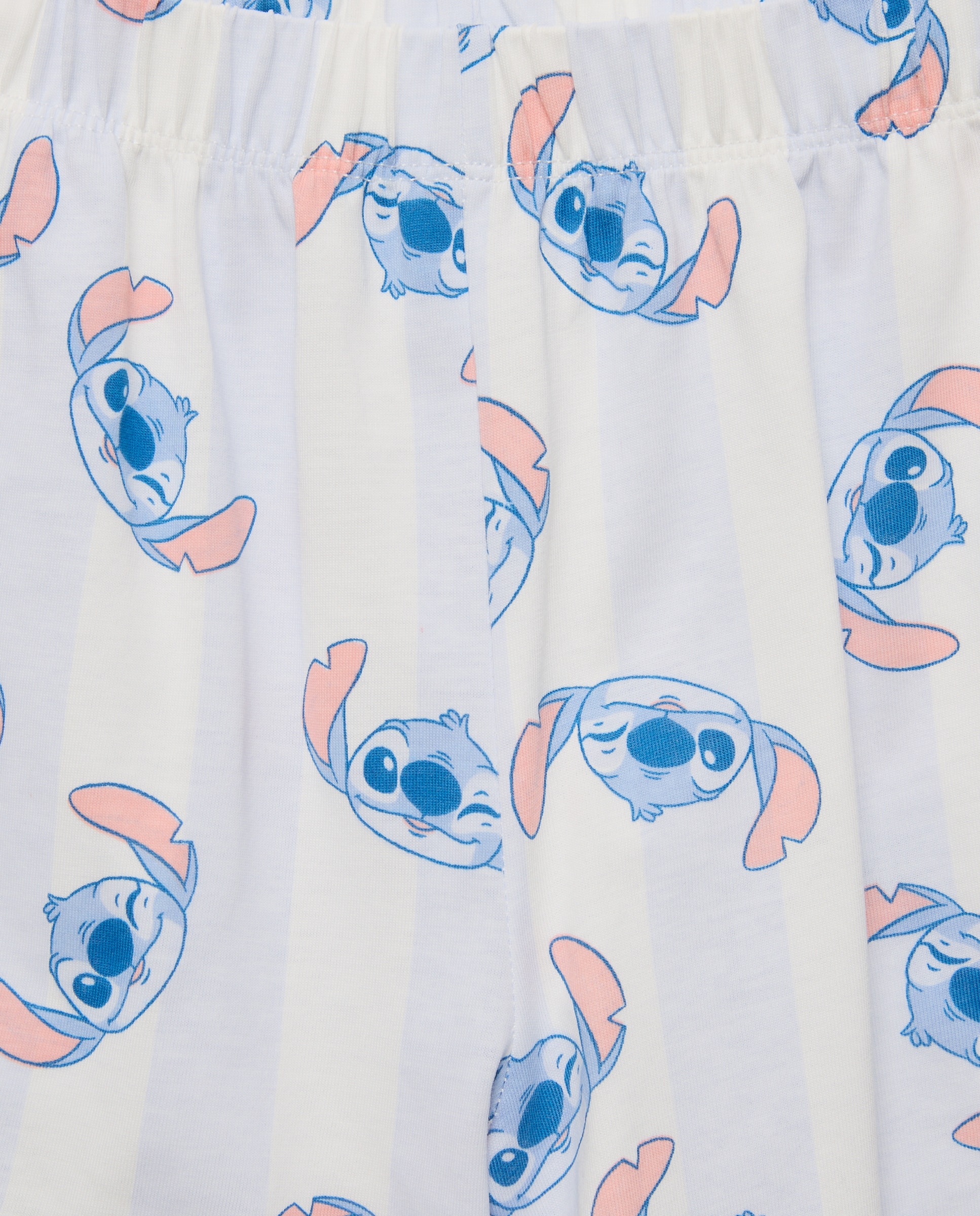 Pijama Curto Lilo e Stitch Branco-6